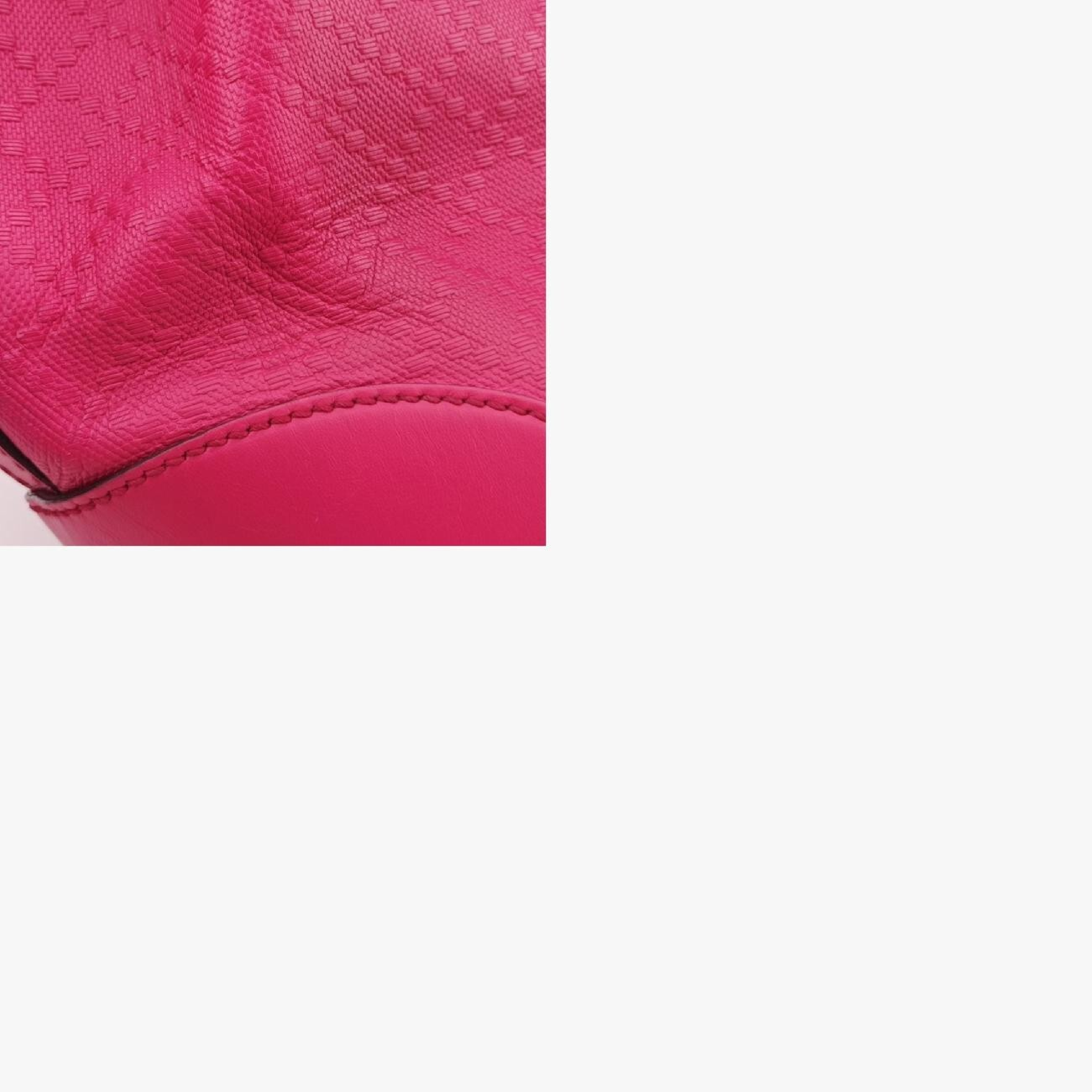 Bright Diamante Bucket Bag, Rose Red Leather, 354229 I016082865 Shoulder Bag — view 11
