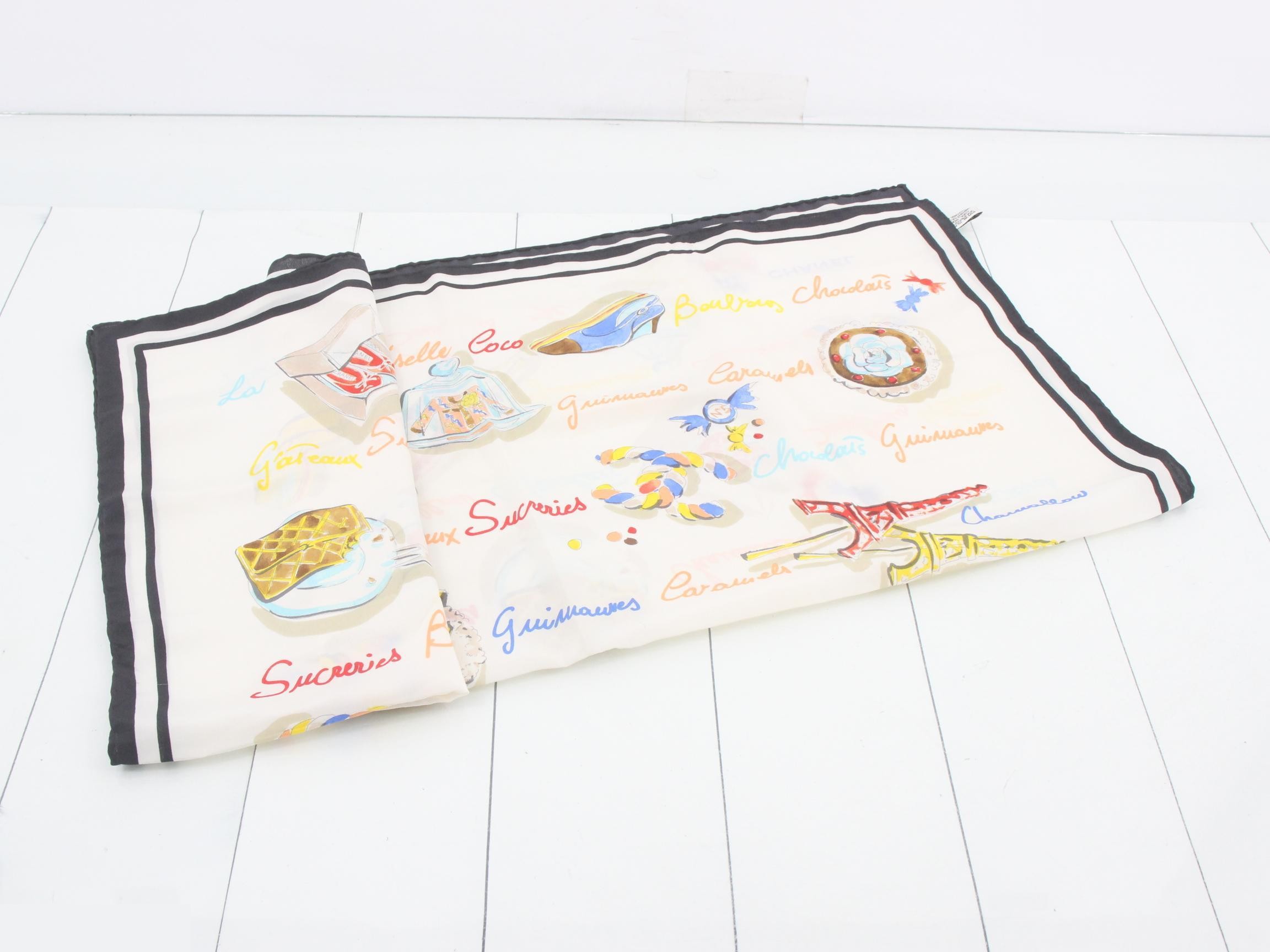 Scarf with tag — view 3