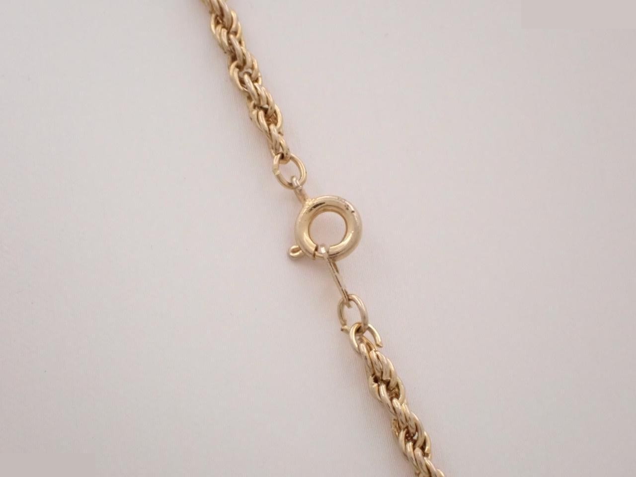 necklace, chain approximately 68cm, non-original chain. — view 2
