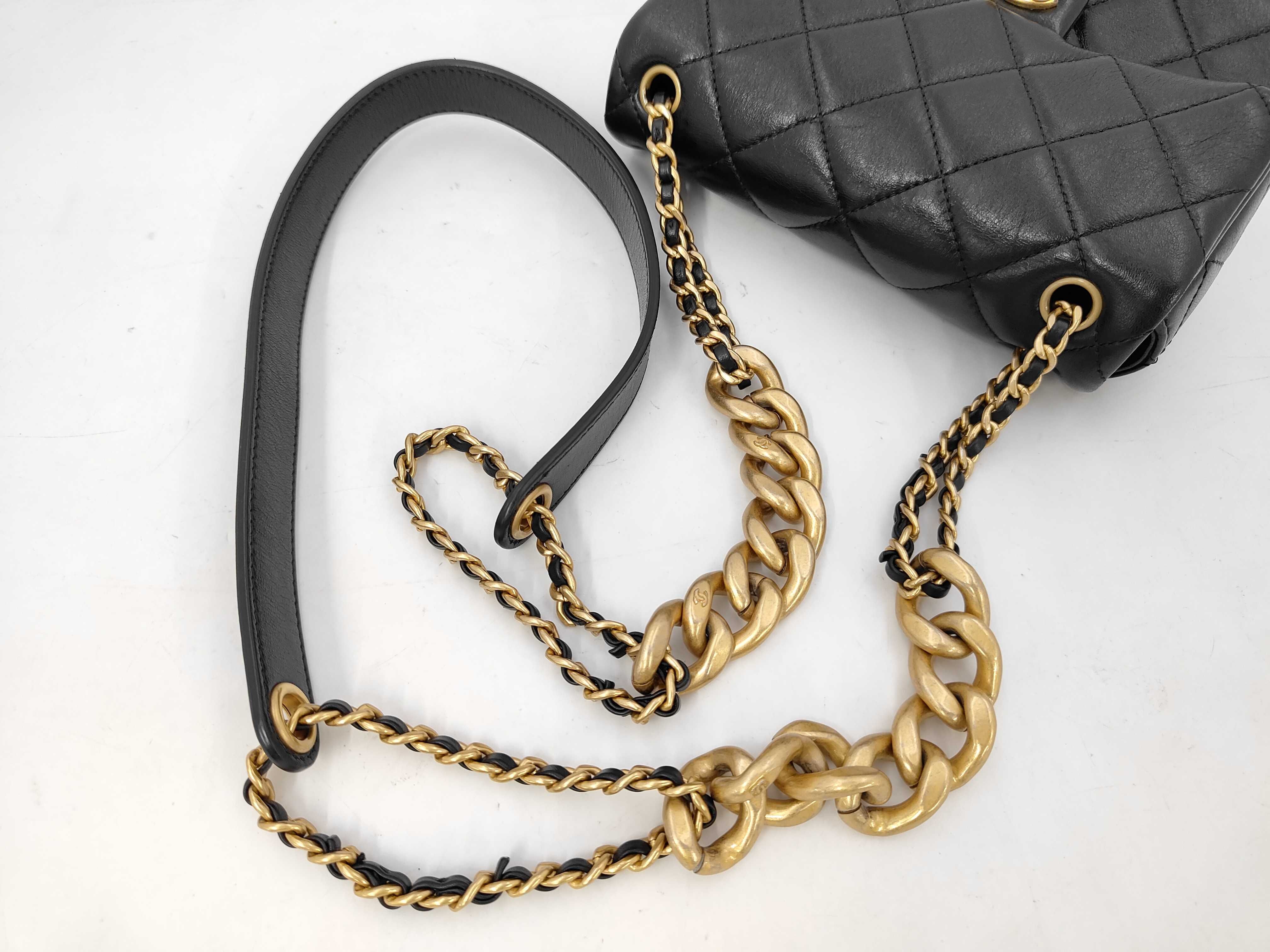 Mini Matelassé Lambskin Chain Shoulder Bag — view 5