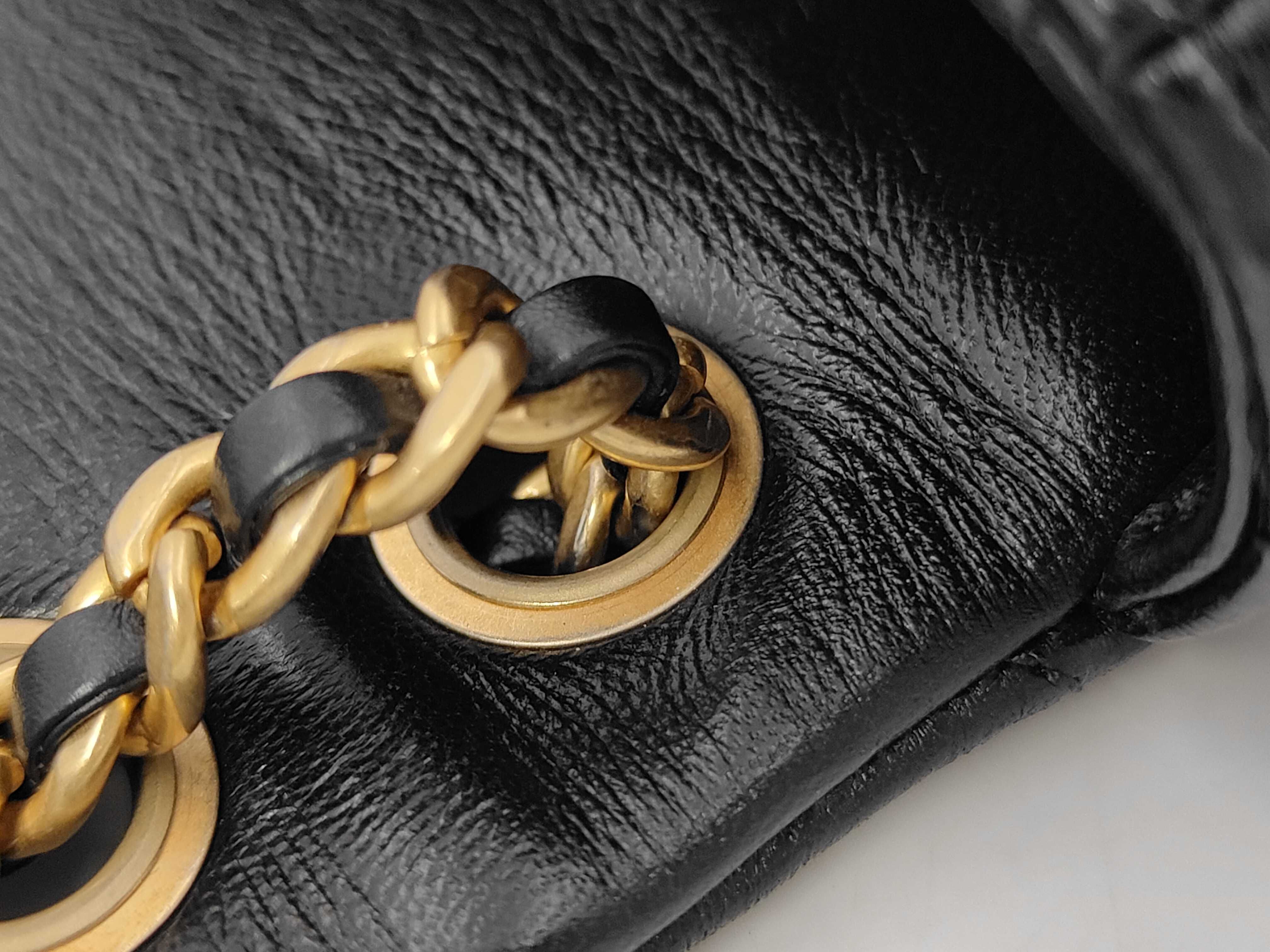 Mini Matelassé Lambskin Chain Shoulder Bag — view 6