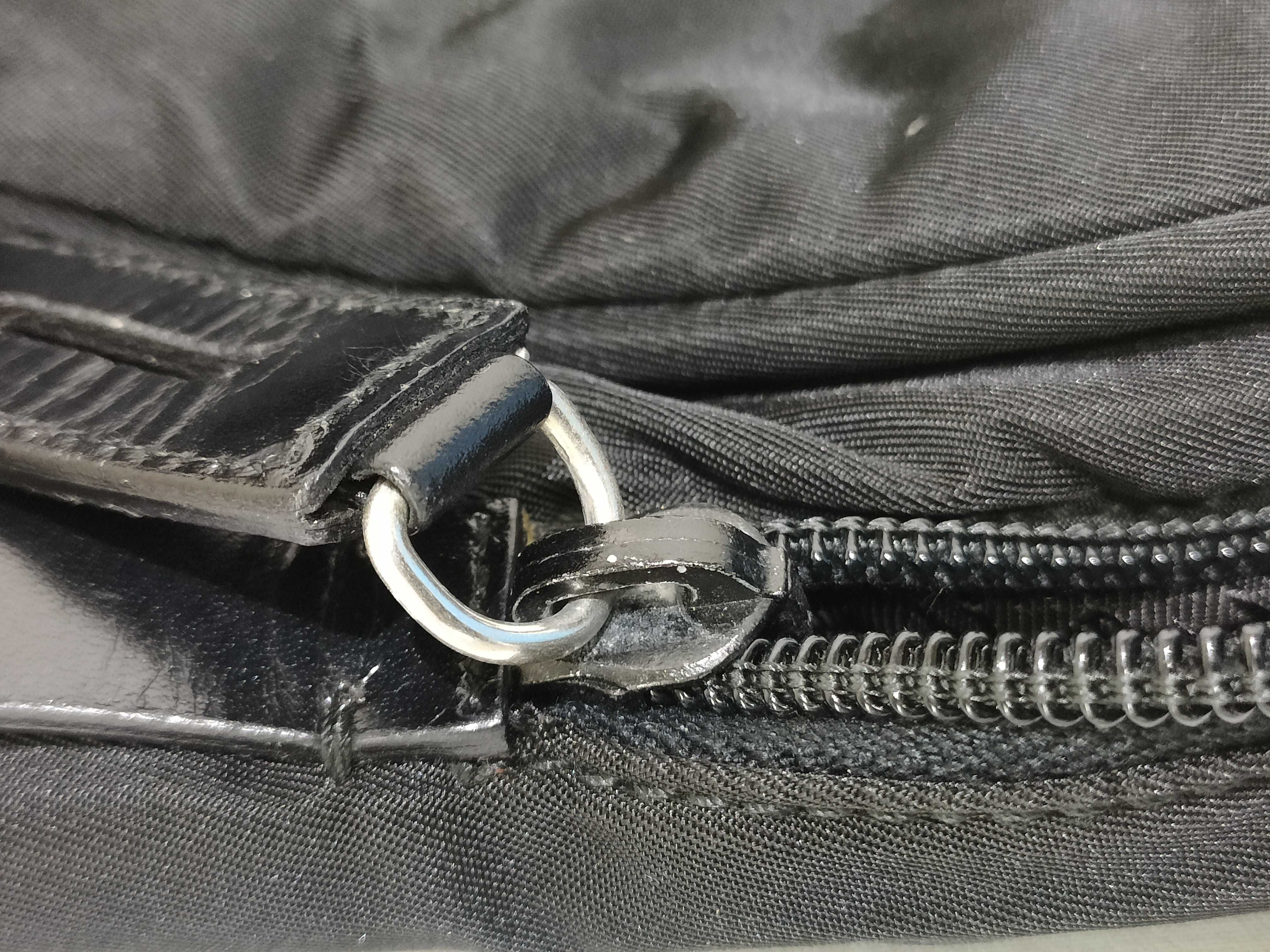 Nylon Prada Nylon Triangle Logo Handbag — view 13