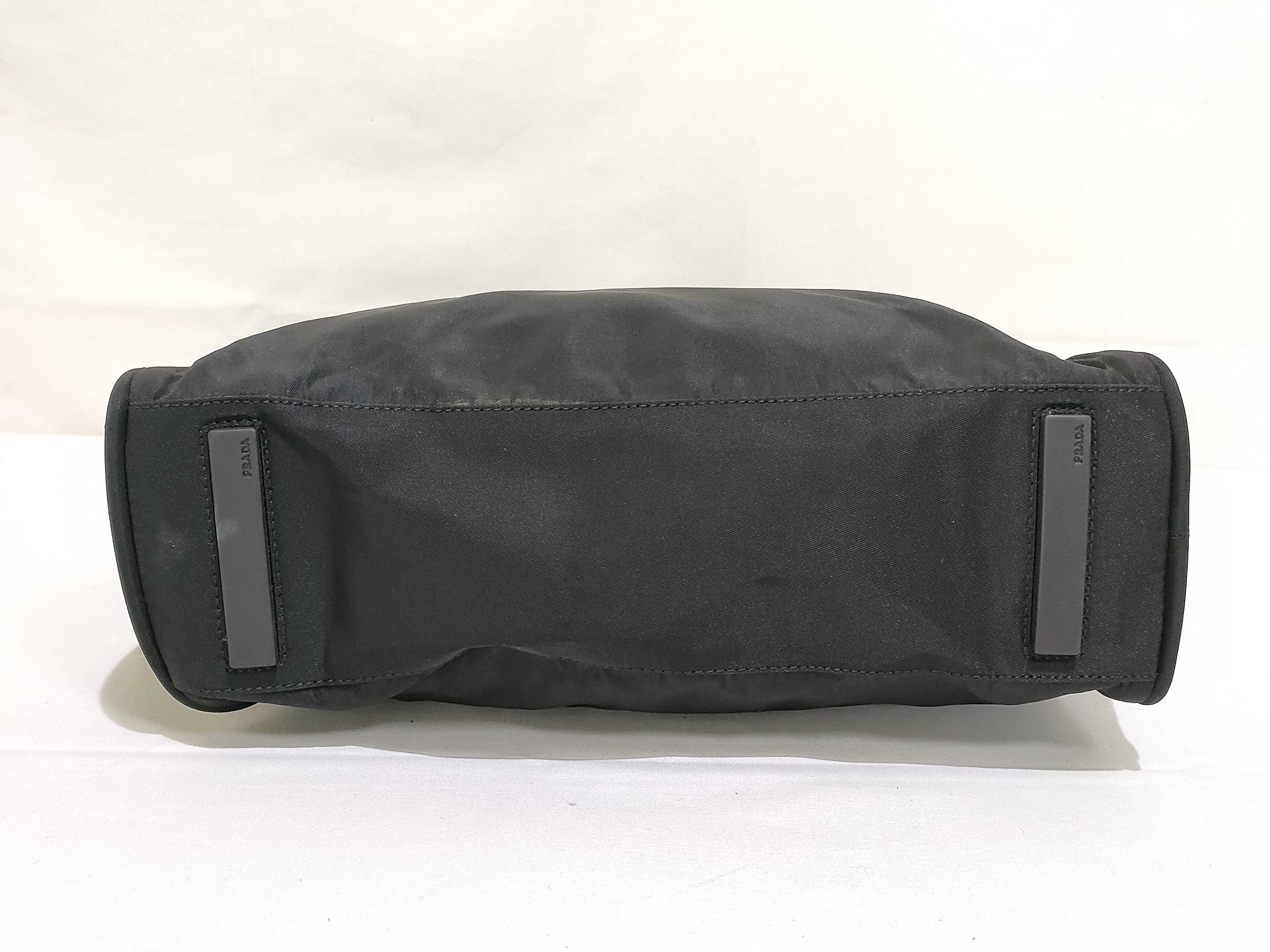 Nylon Prada Nylon Triangle Logo Handbag — view 7