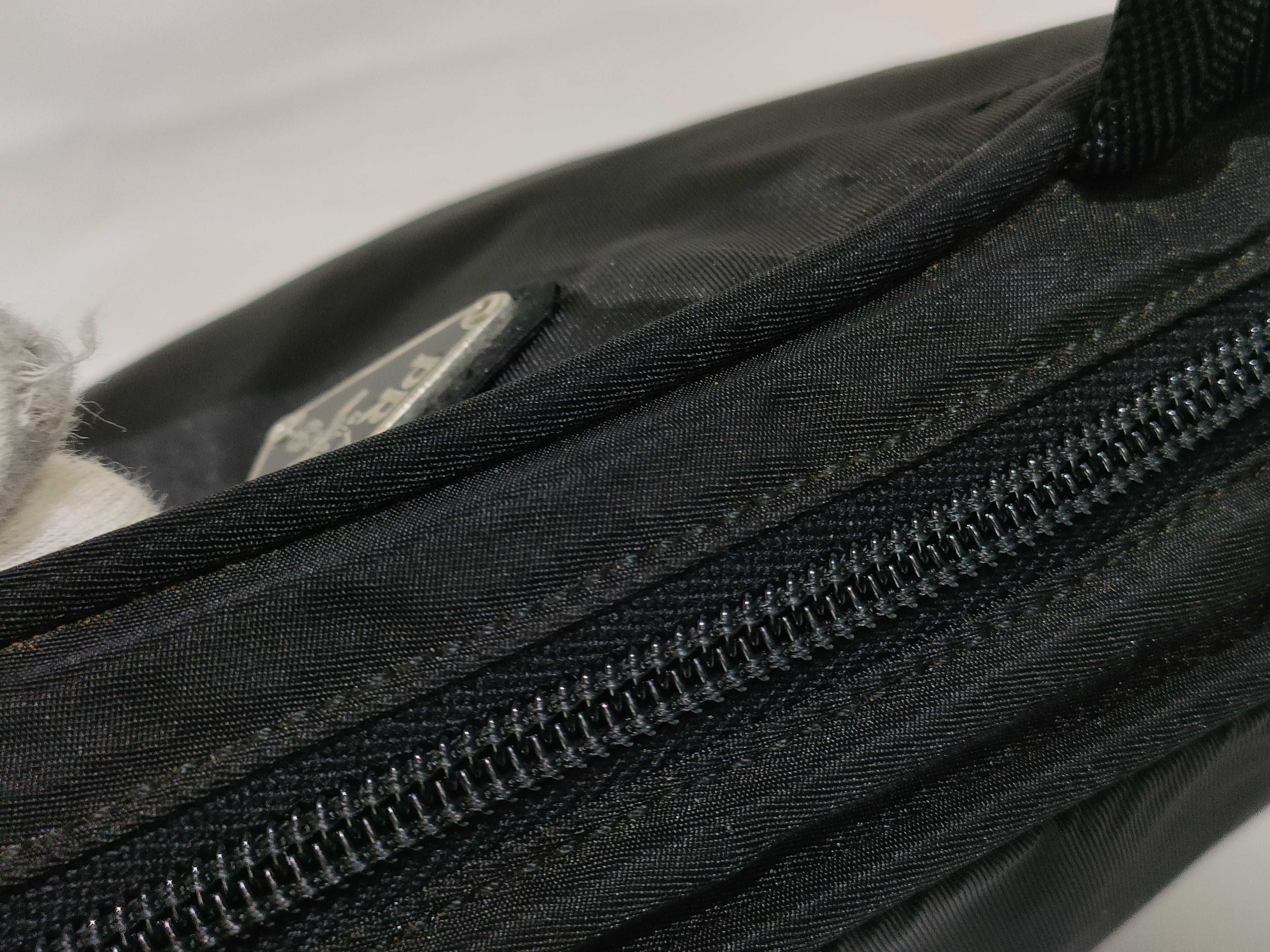 Nylon Prada Nylon Triangle Logo Handbag — view 8