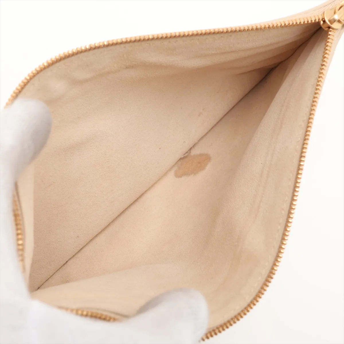 Maxi Intrecciato The Arco Tote Suede x Wool Tote Bag Beige — view 8