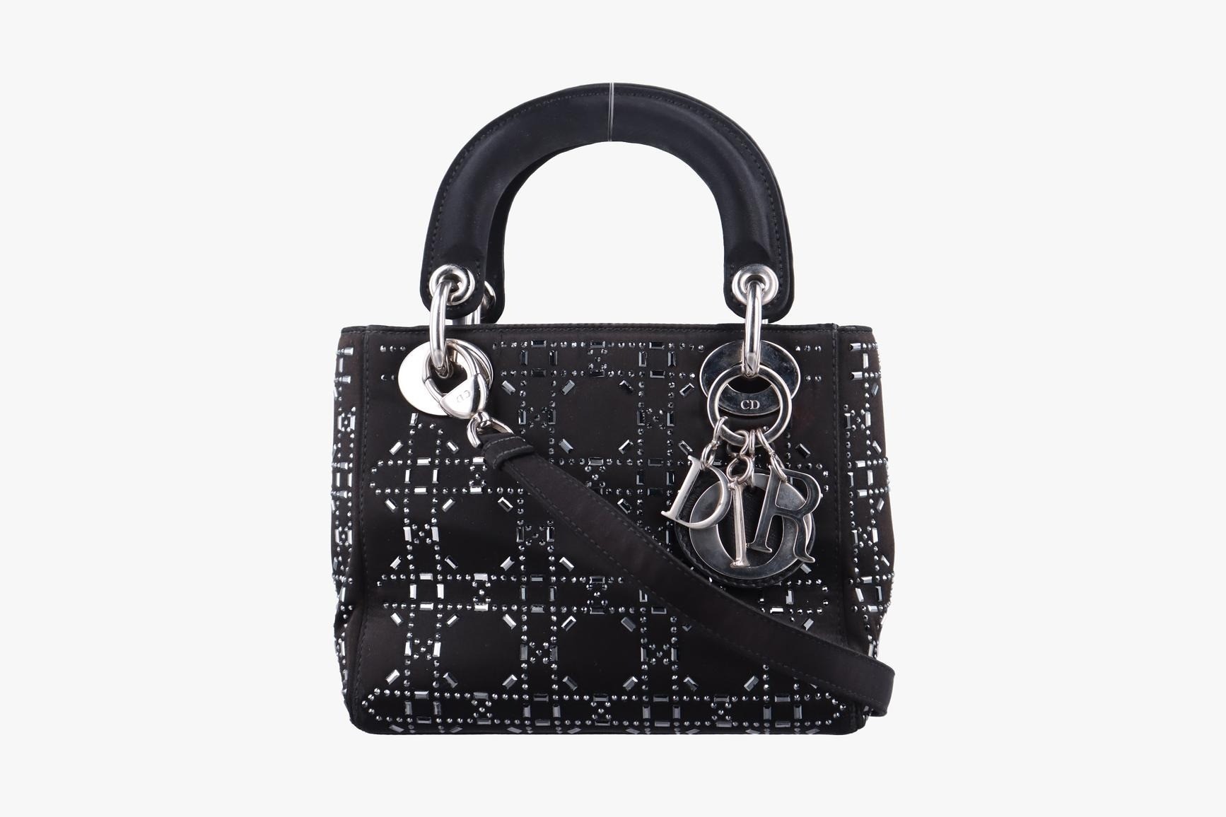 Lady Dior Silk Black