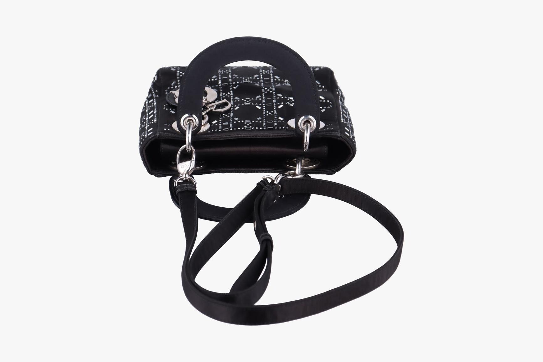 Lady Dior Silk Black — view 5