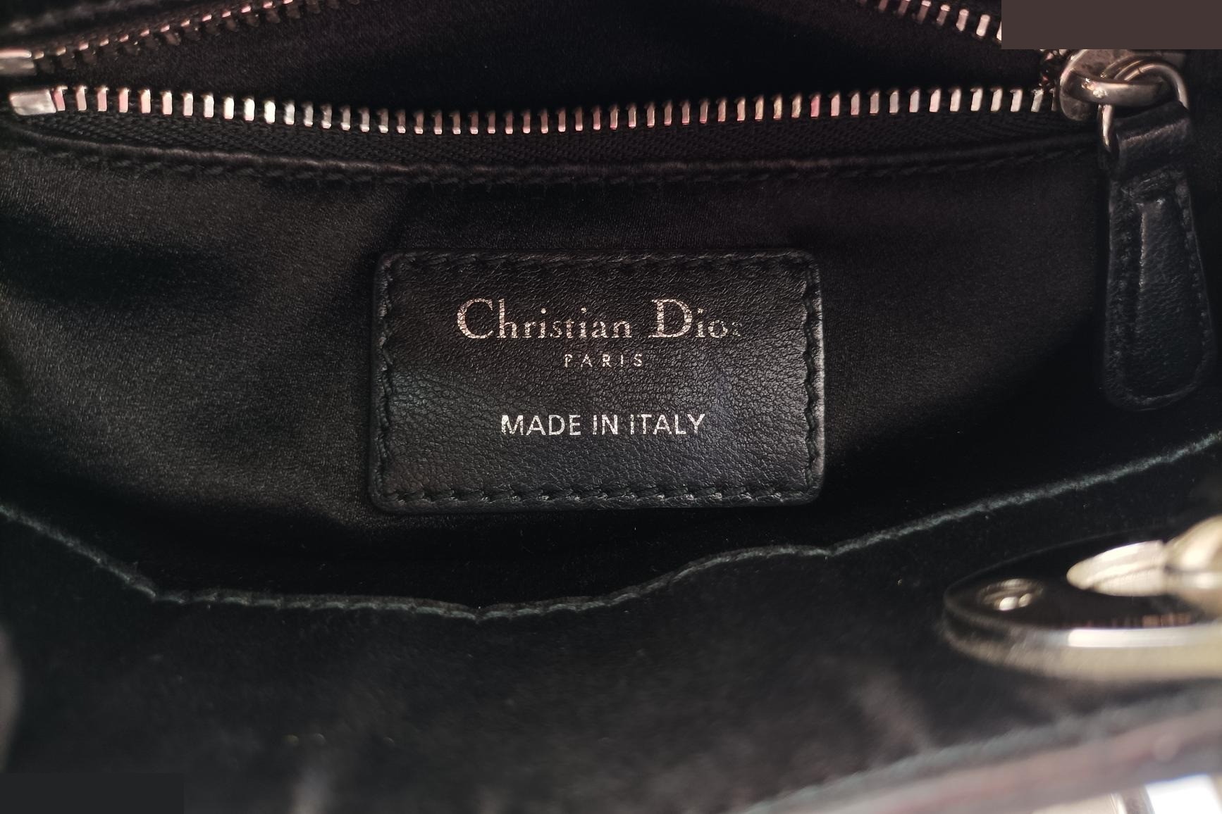 Lady Dior Silk Black — view 7