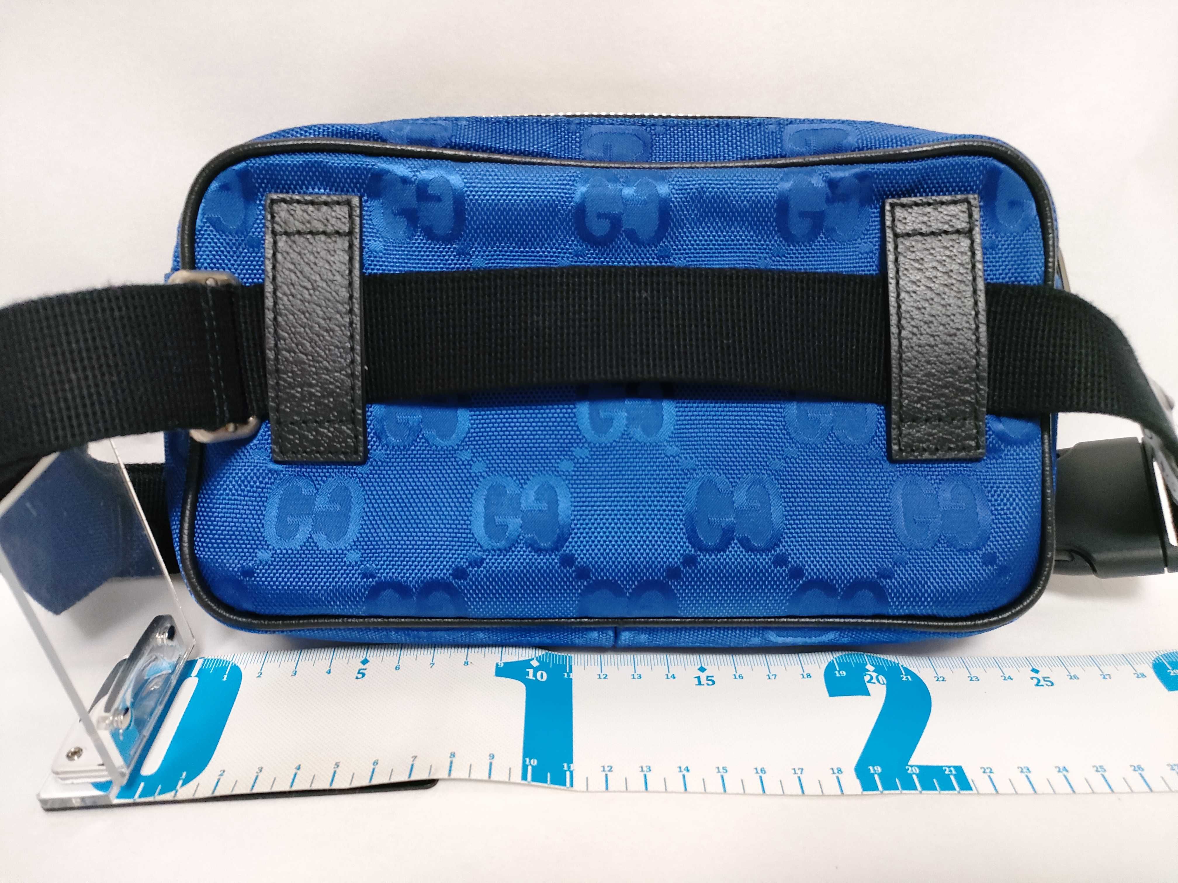 GG Canvas PH- Blue Canvas Off The Grid GG Waist Bag — view 2