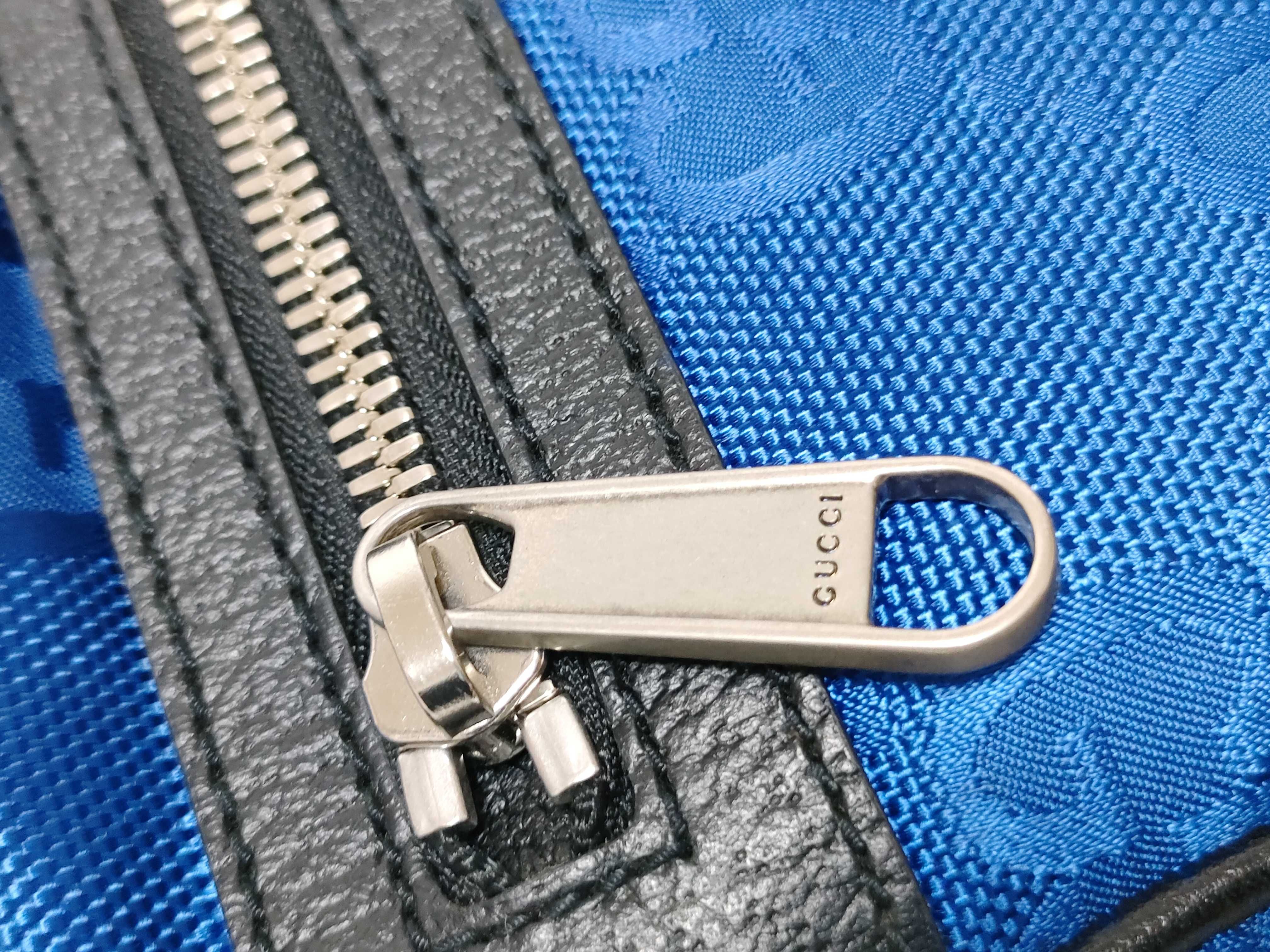 GG Canvas PH- Blue Canvas Off The Grid GG Waist Bag — view 13