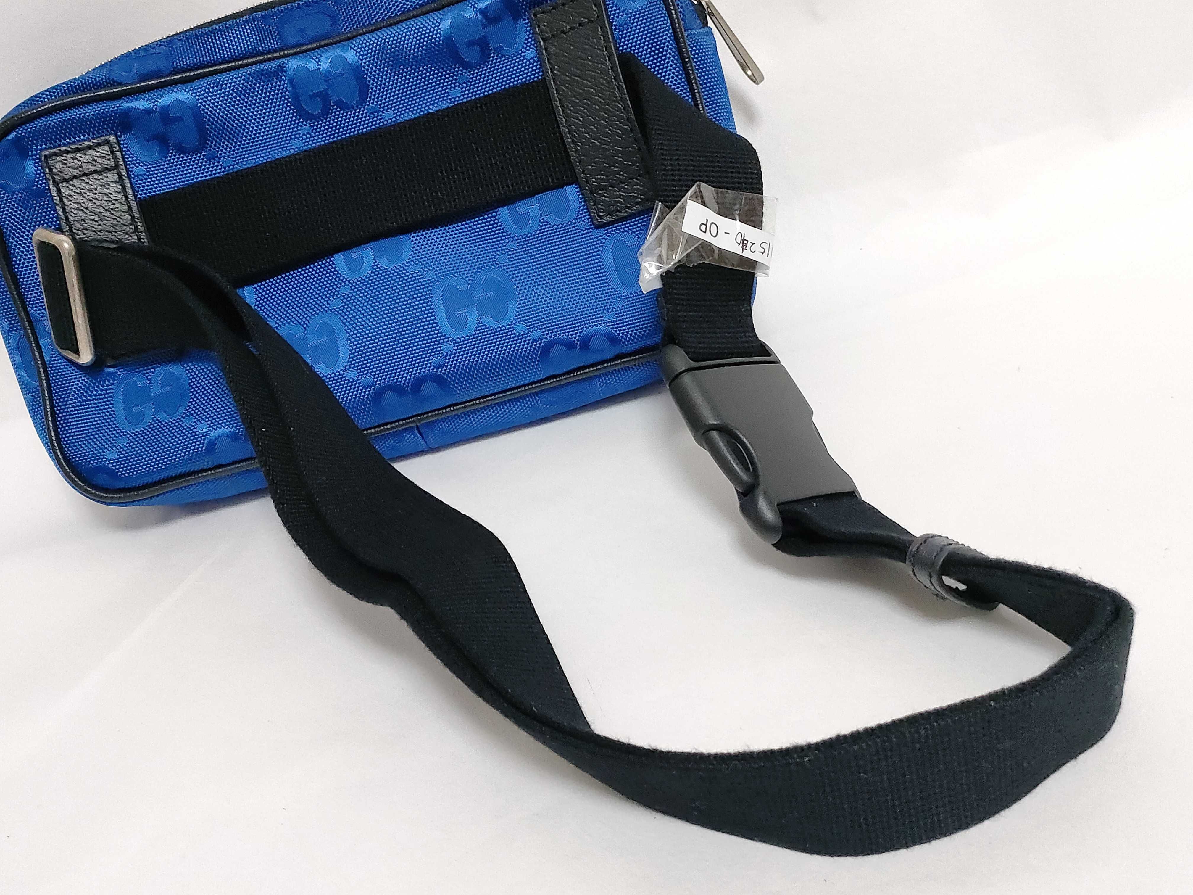 GG Canvas PH- Blue Canvas Off The Grid GG Waist Bag — view 3
