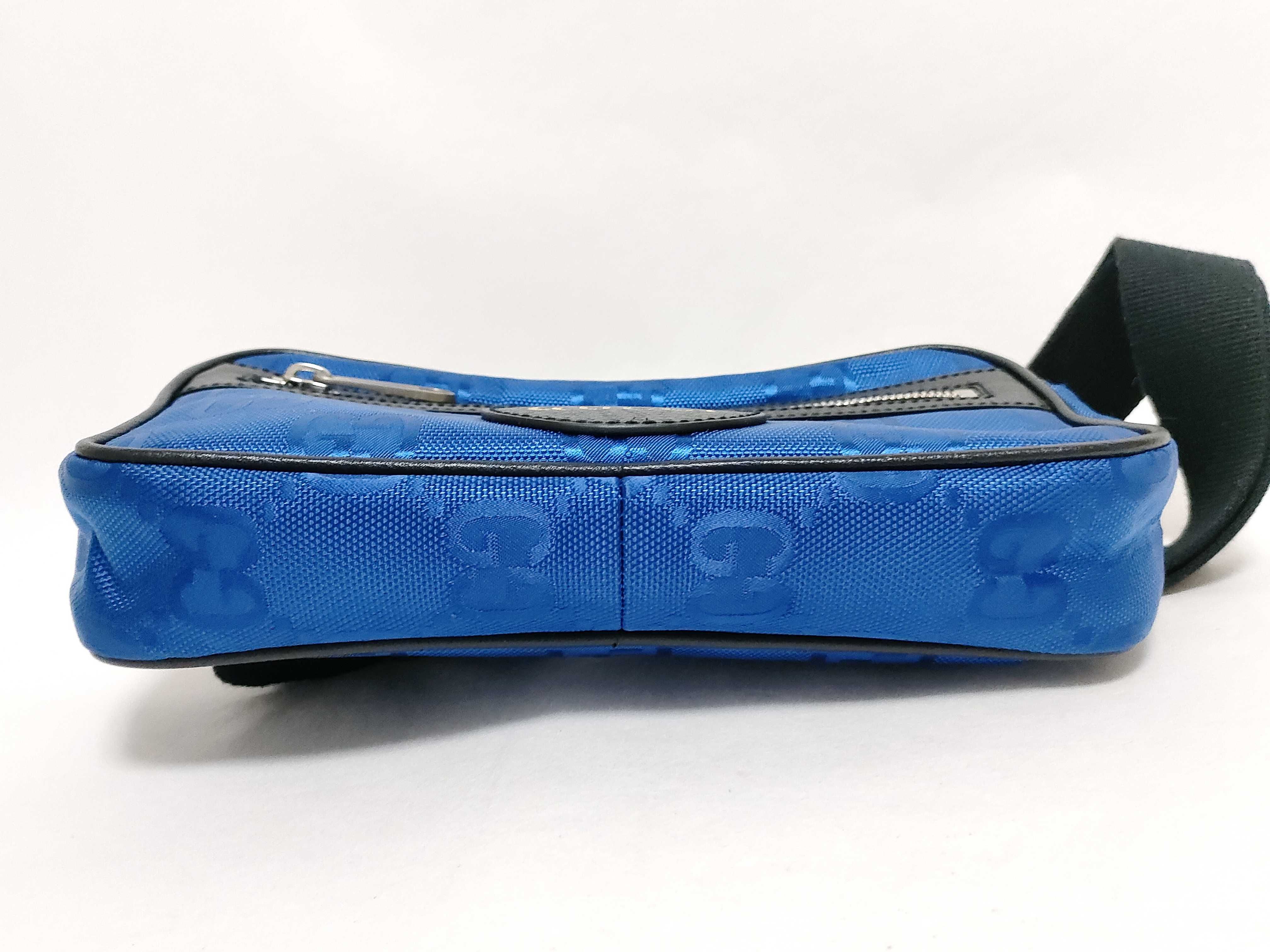 GG Canvas PH- Blue Canvas Off The Grid GG Waist Bag — view 8