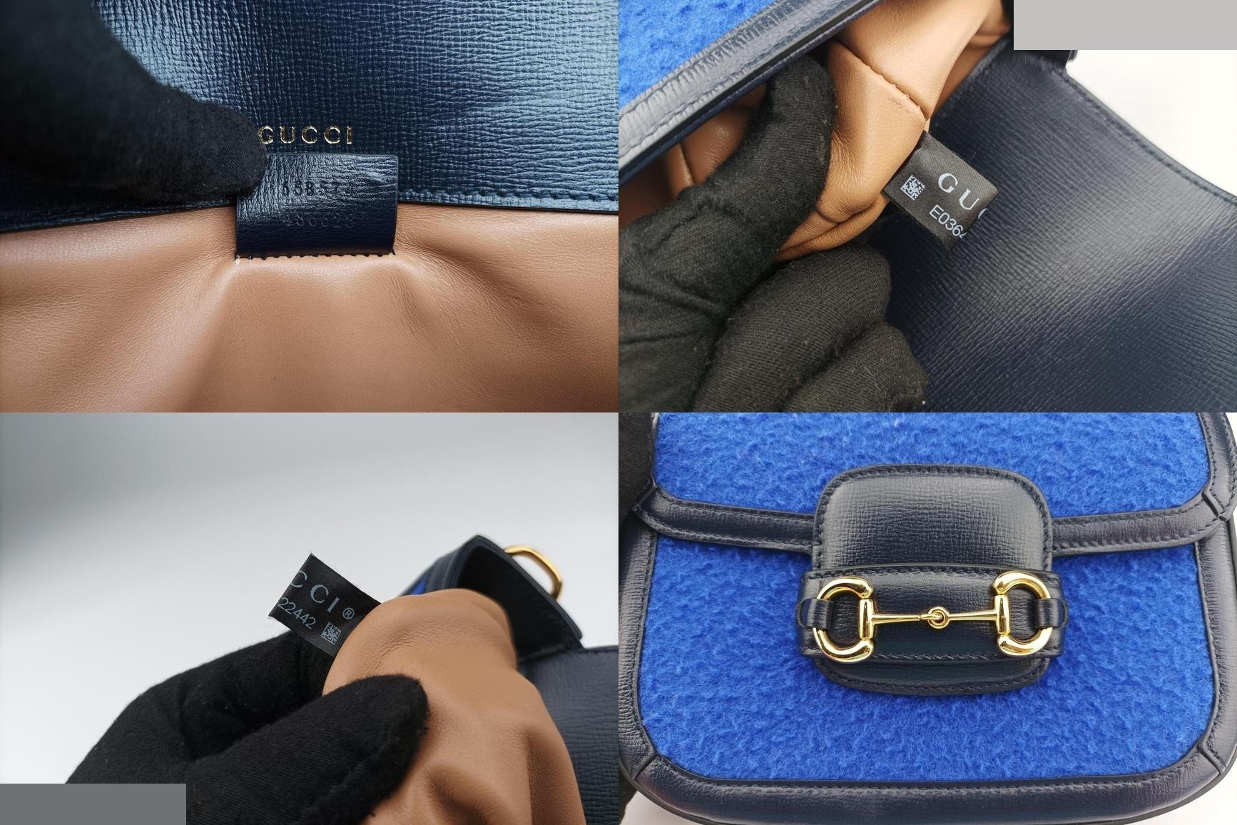 Horsebit 1955 Tweed x Leather Blue x Navy — view 8