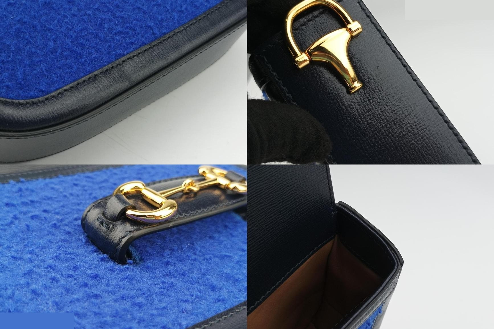 Horsebit 1955 Tweed x Leather Blue x Navy — view 10