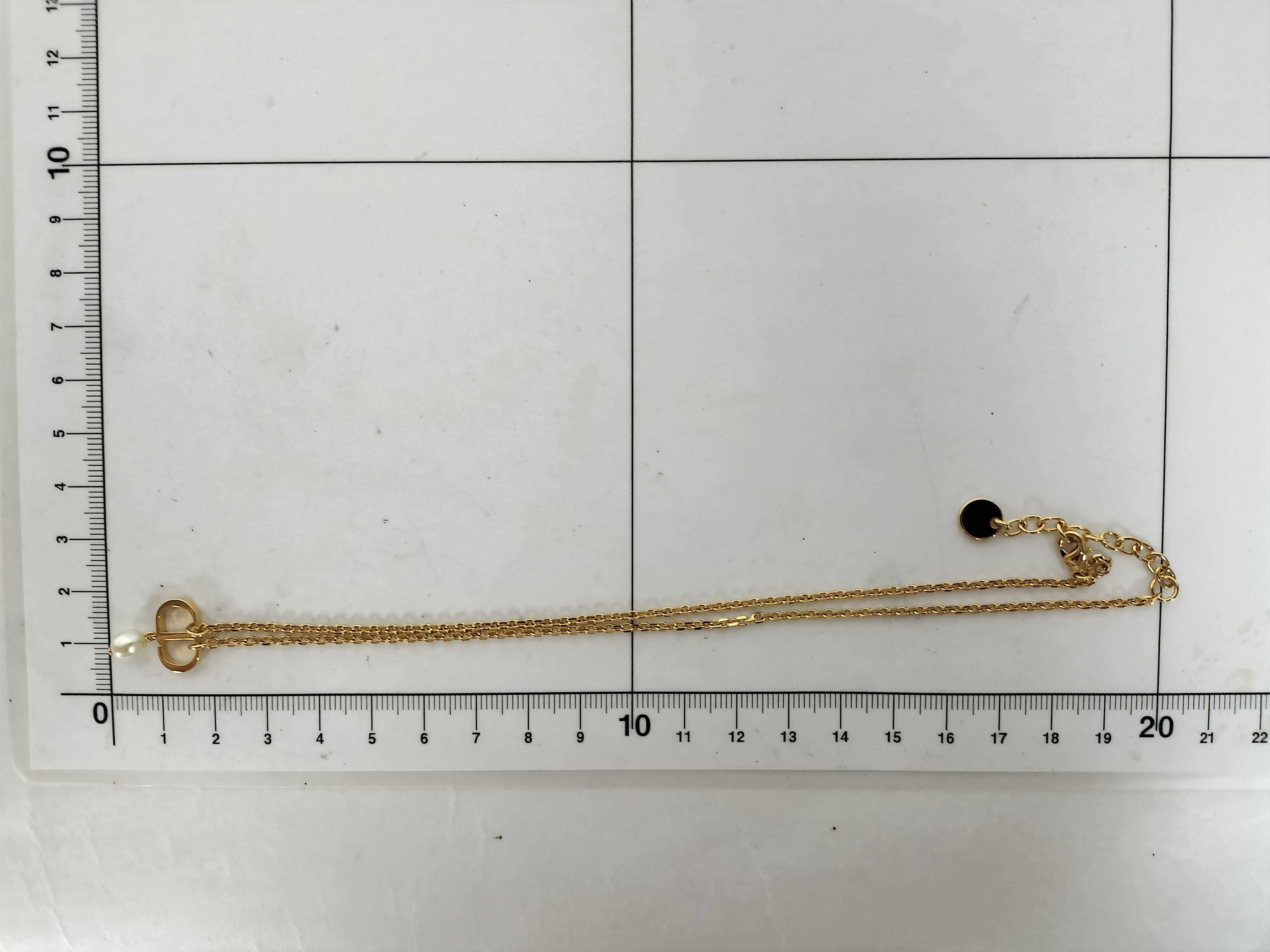 F Pearl Necklace. Accessories: Box, dust bag, necklace. — view 8