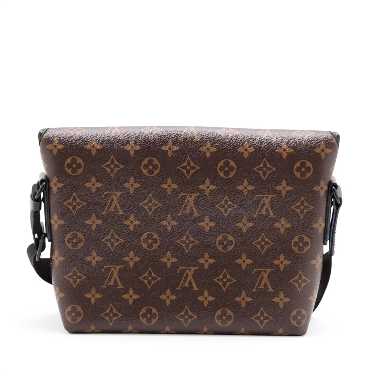 Monogram Macassar Magnetic Messenger Bag M45557 (Serial Number Unknown) Brown x Black — view 2