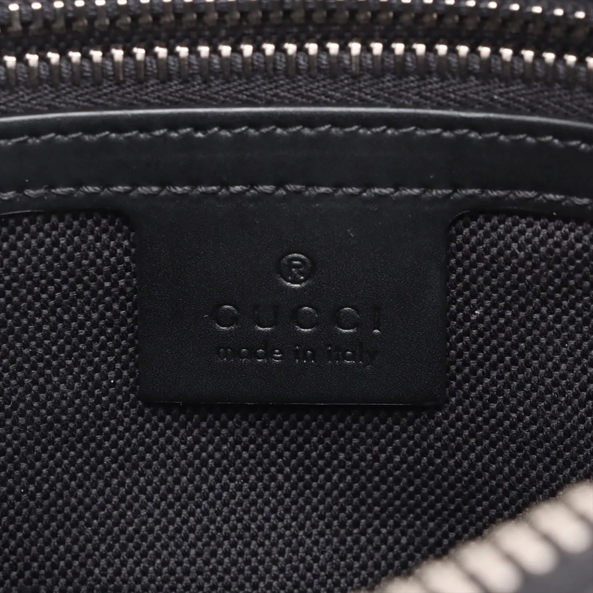 GG Supreme PVC x Leather Body Bag Black 474293 — view 10
