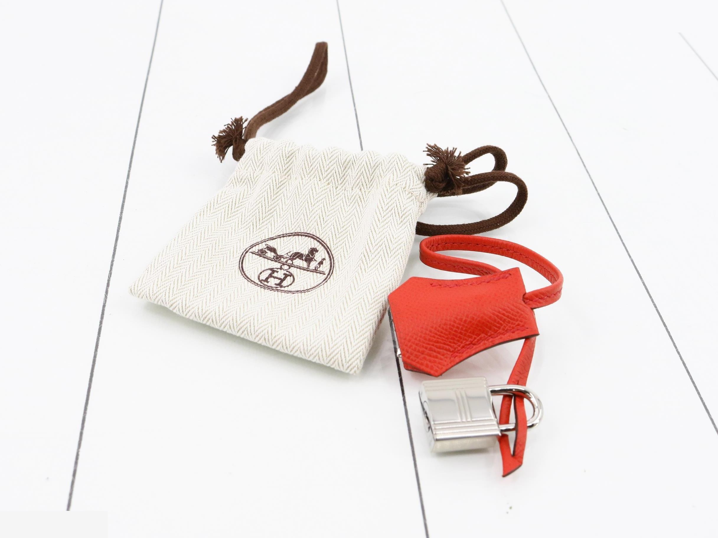 Birkin 30 Epsom Leather SV C Stamp Red — view 8