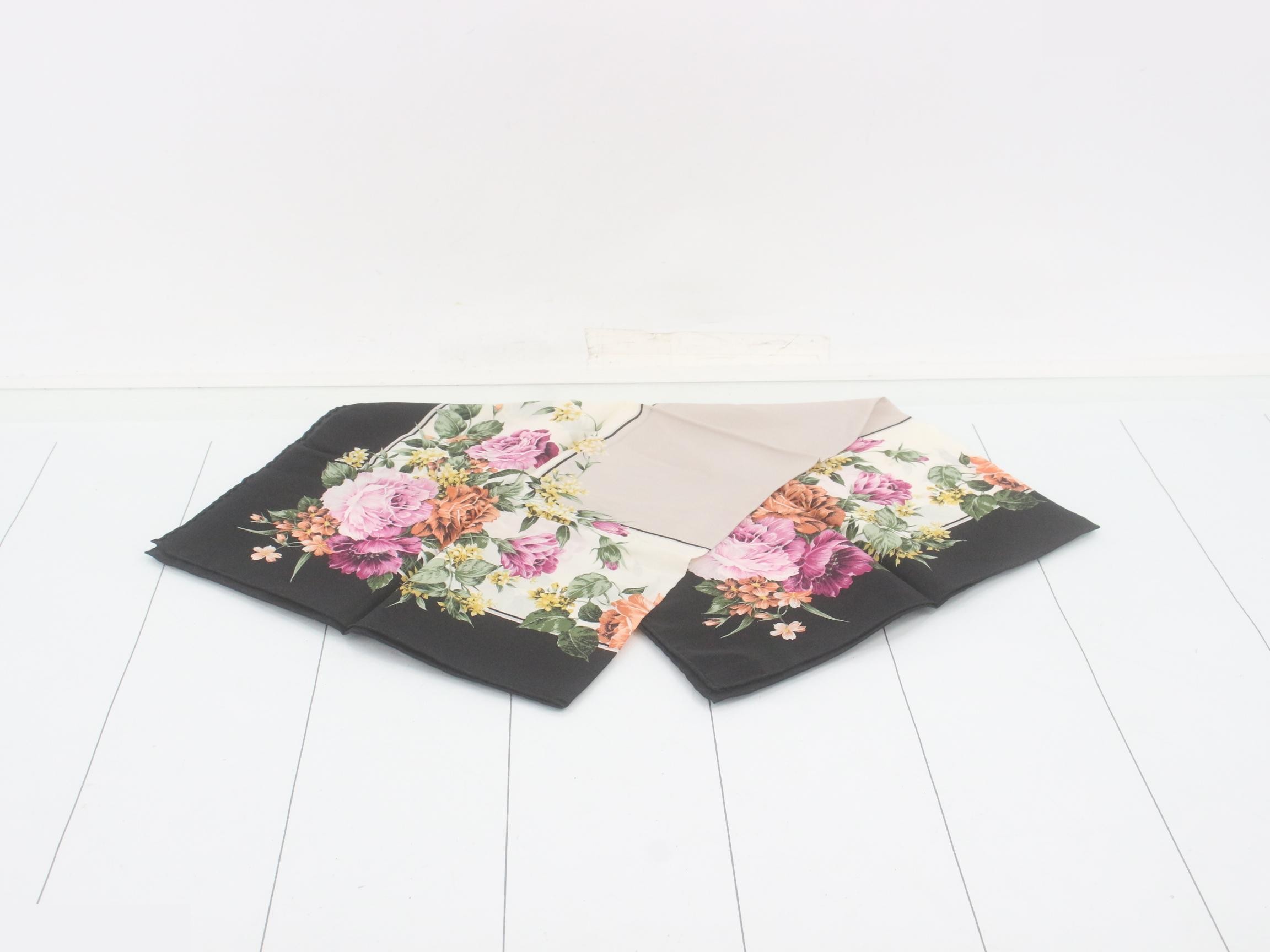 (YSL) scarf, 100% silk, with tags. — view 3