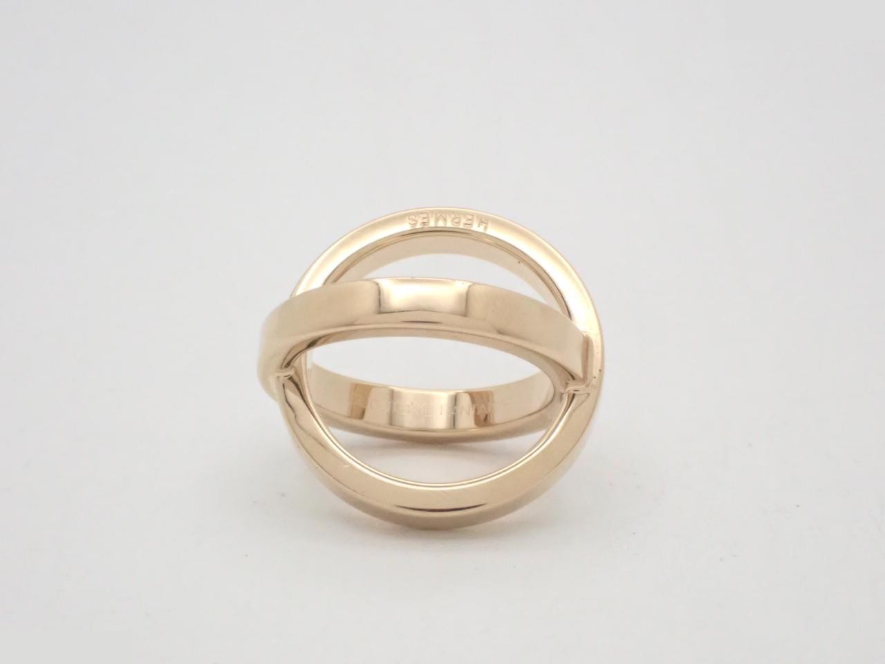 Cosmos scarf ring, gold color — view 2
