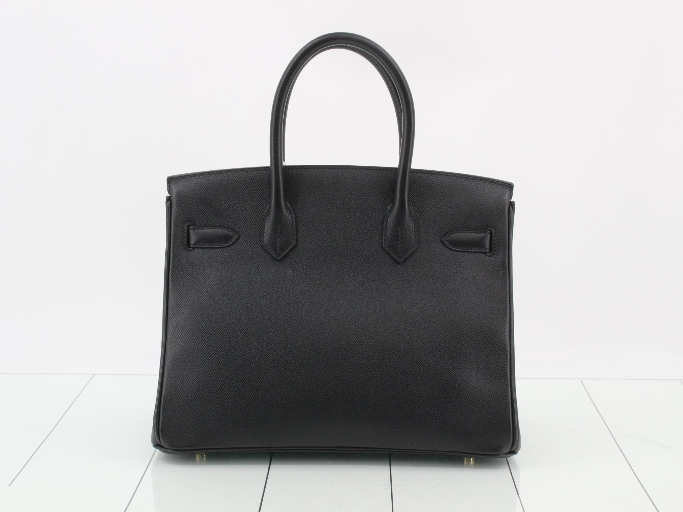 Birkin 30 Leather Handbag — view 2