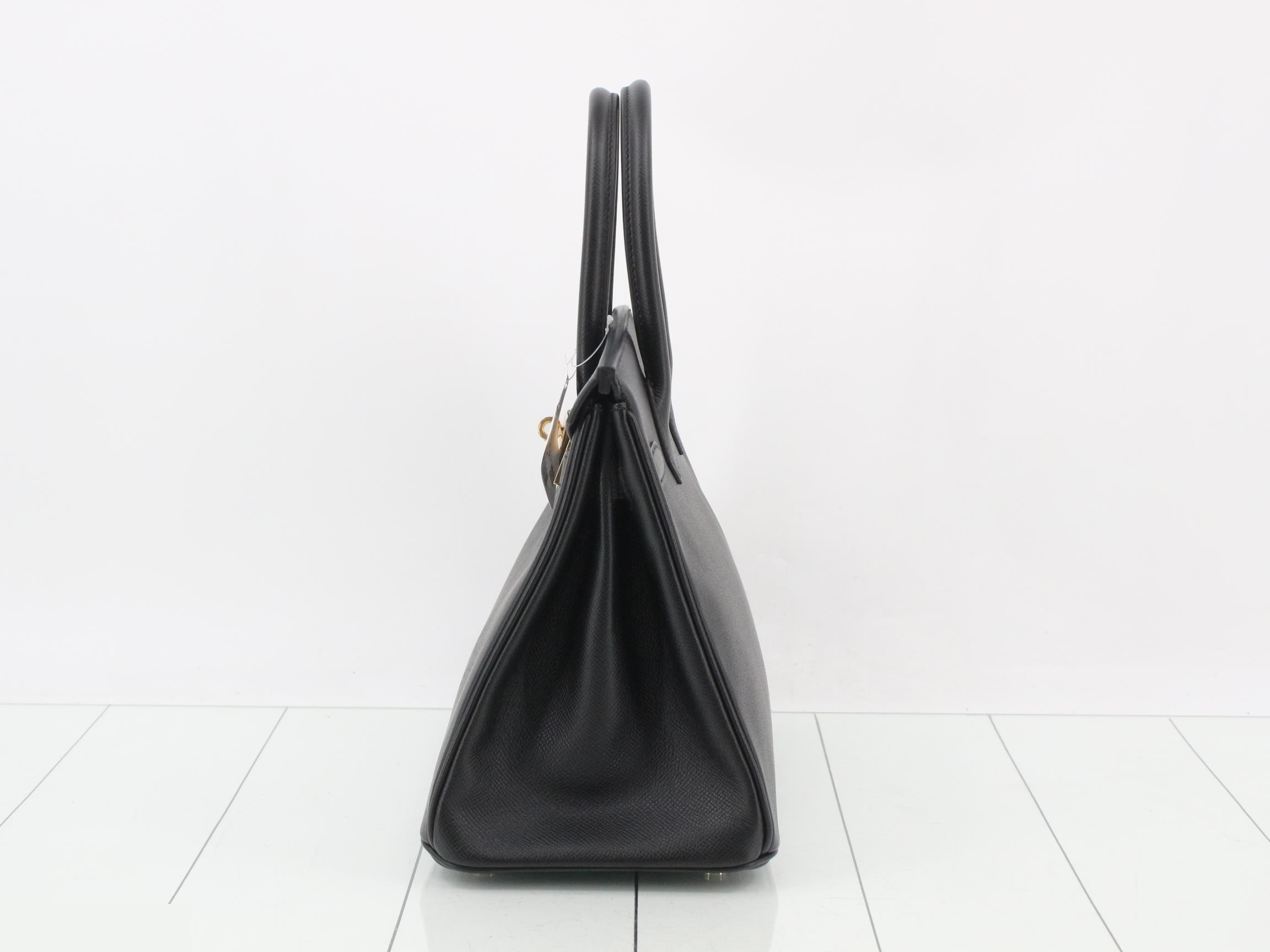 Birkin 30 Leather Handbag — view 3
