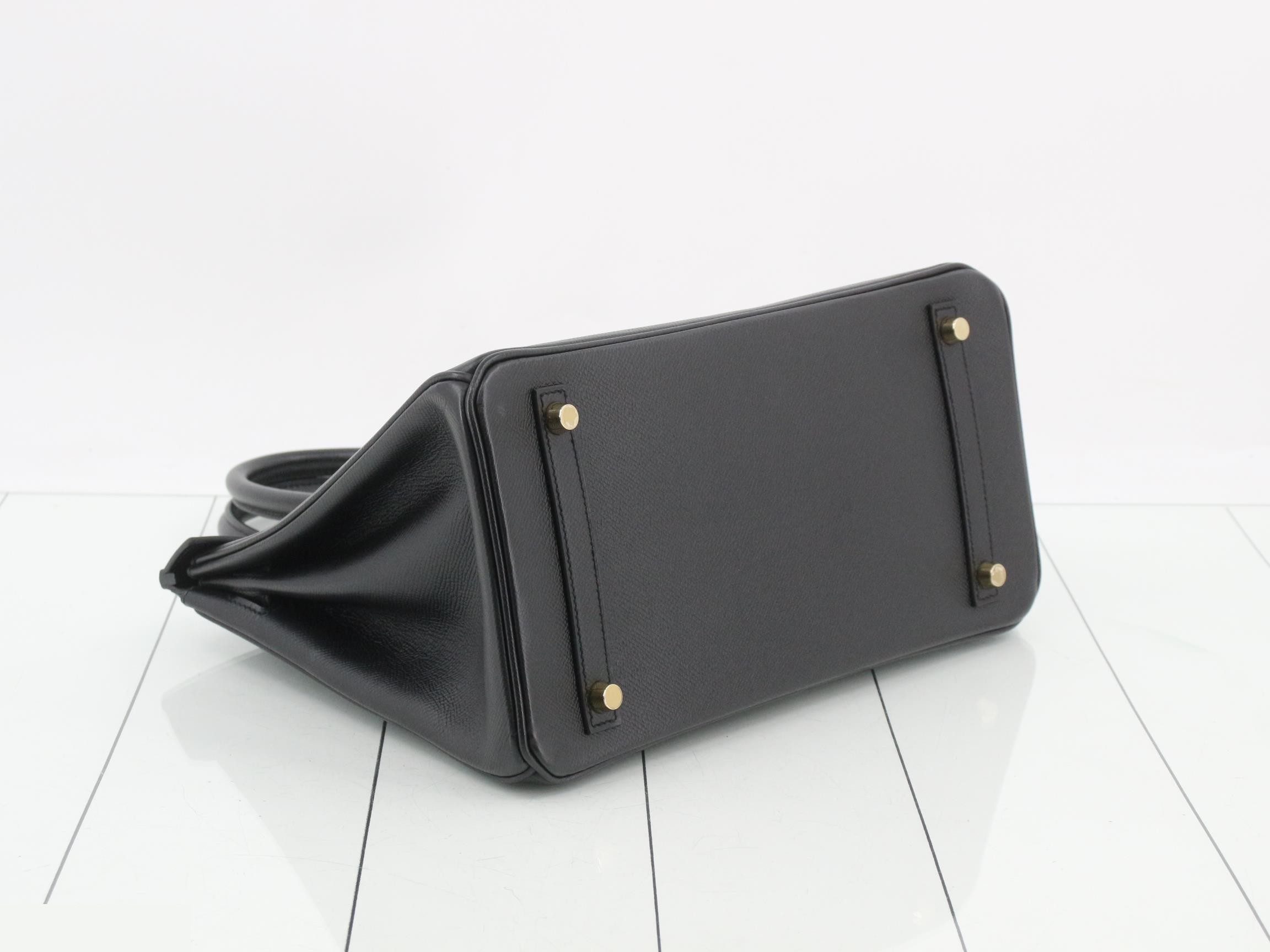 Birkin 30 Leather Handbag — view 5