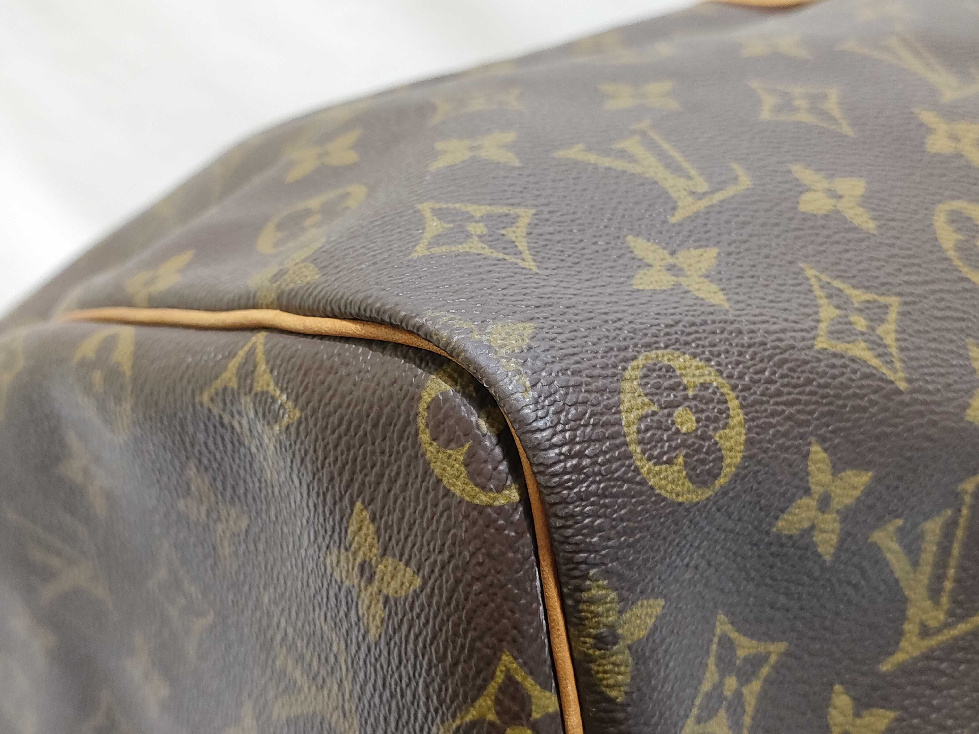 Monogram Keepall Bandoulière 60 M41412 VI0942 Brown Boston Bag — view 6