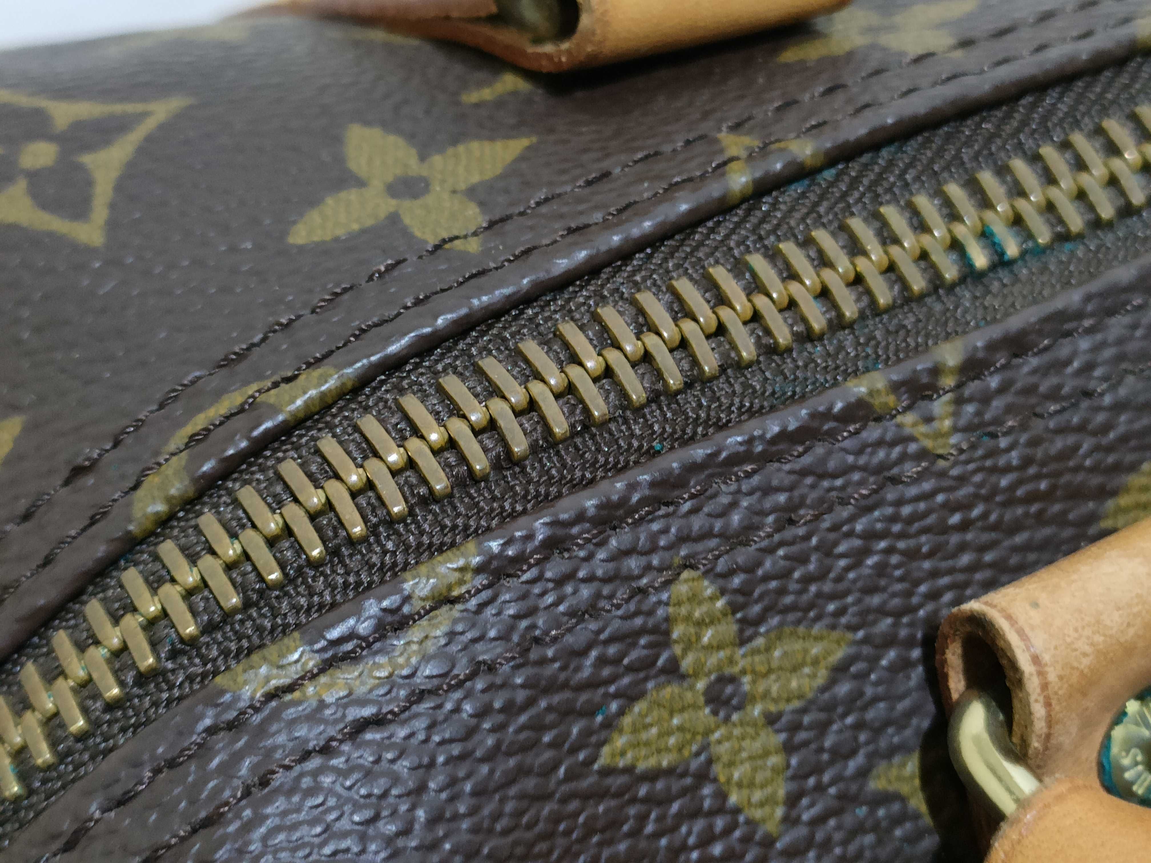 Monogram Keepall Bandoulière 60 M41412 VI0942 Brown Boston Bag — view 8