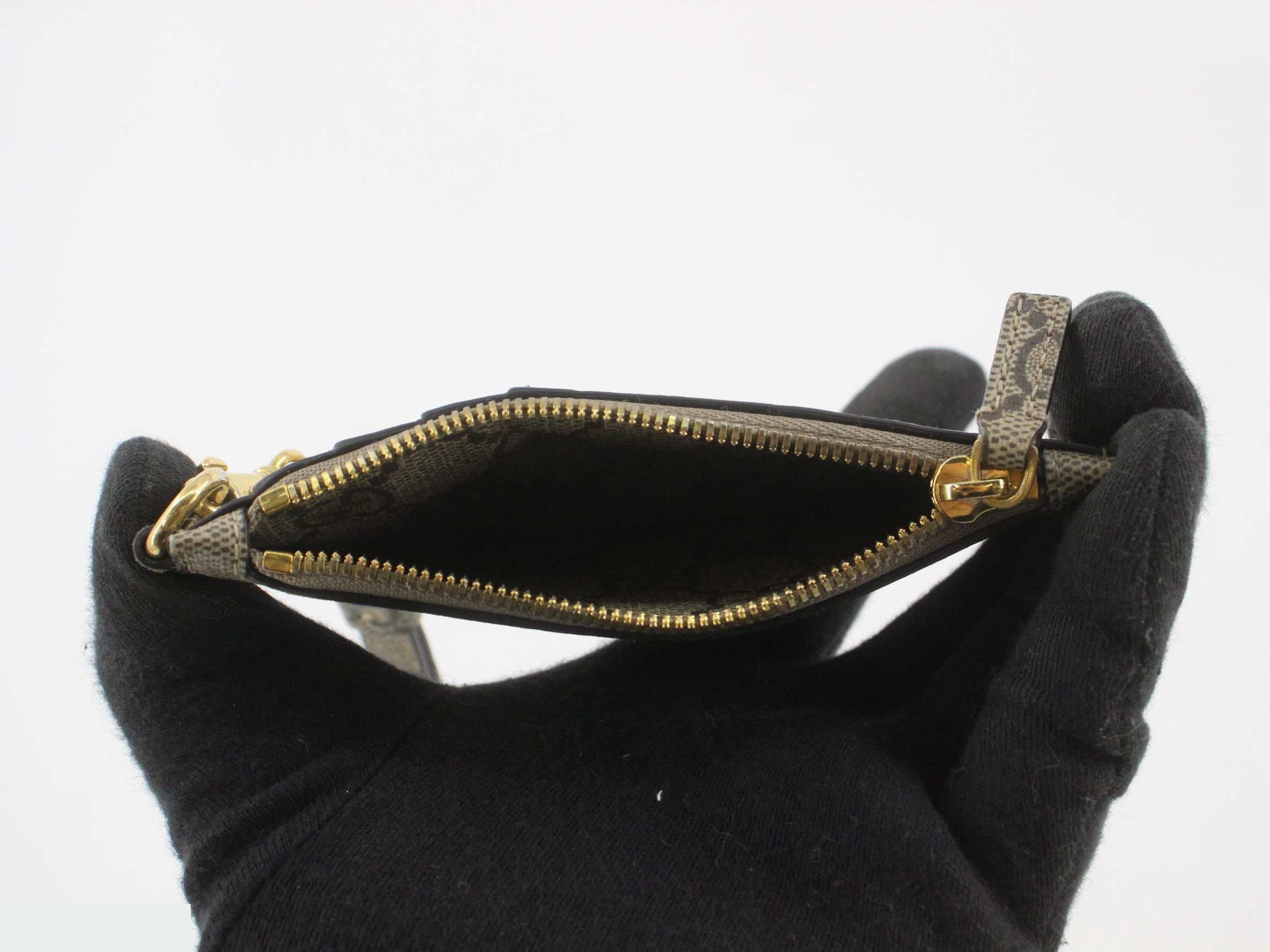 Balenciaga card case/coin case, GG canvas — view 4