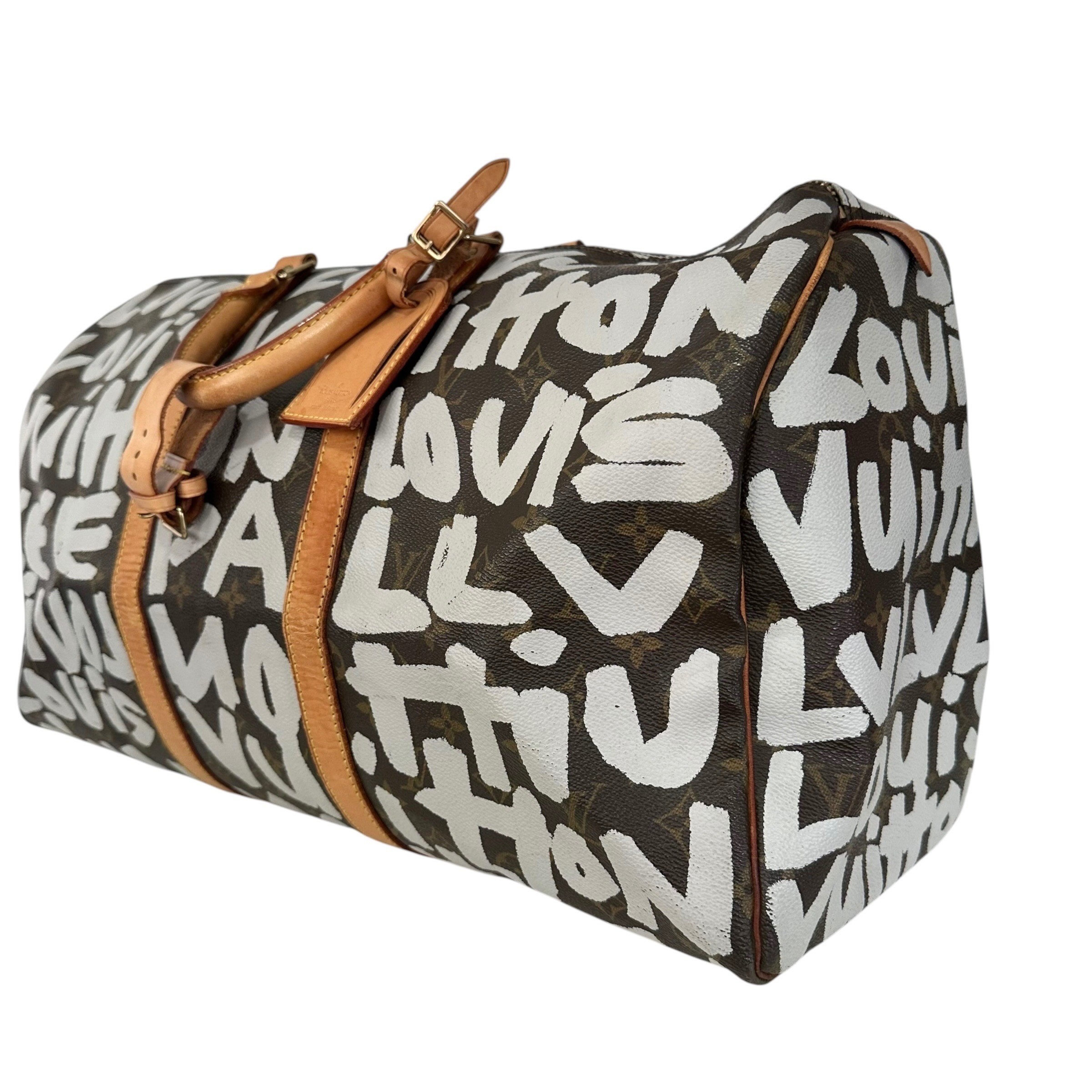 Keepall 50 Monogram Graffiti Boston Bag M92197 FL0041 — view 4
