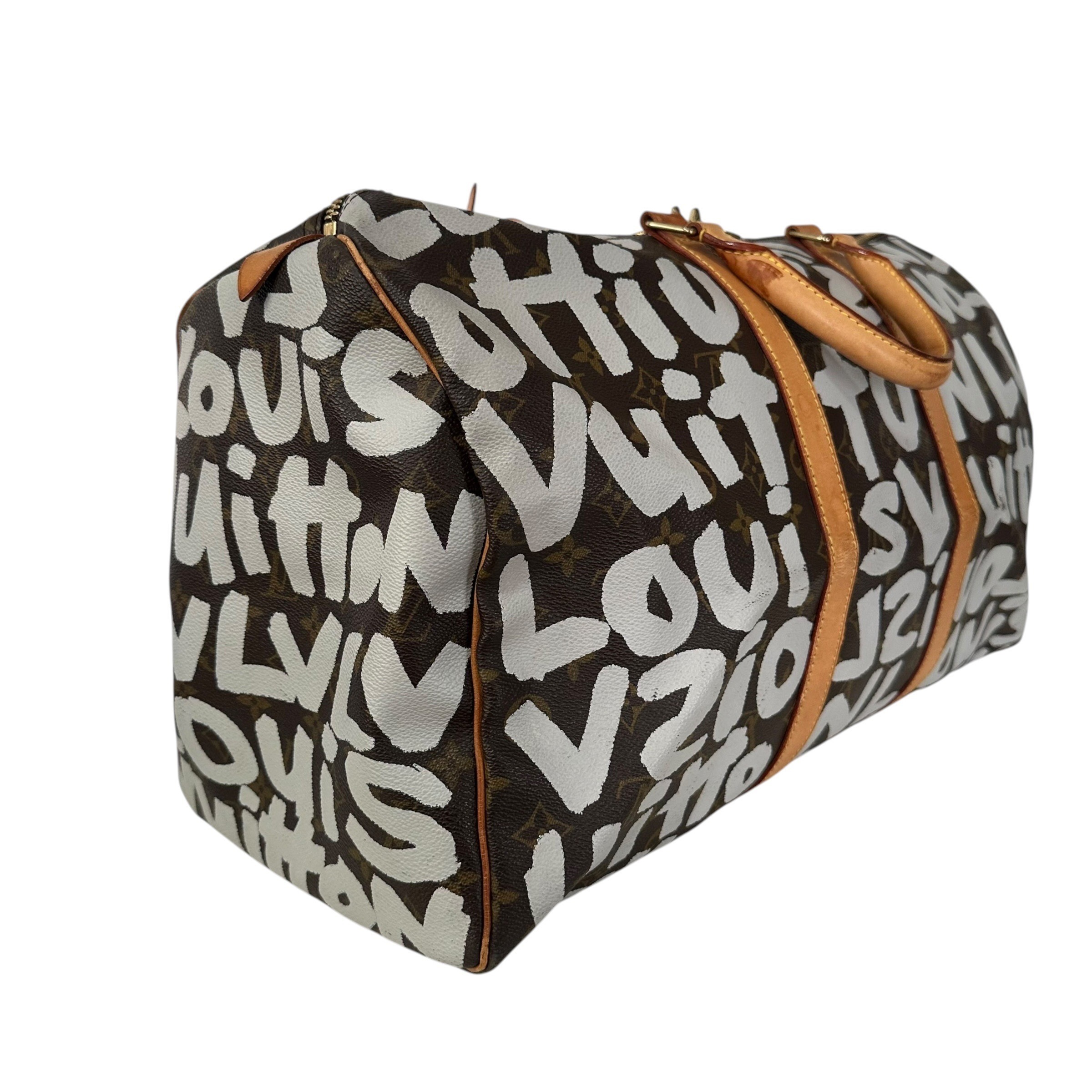 Keepall 50 Monogram Graffiti Boston Bag M92197 FL0041 — view 5