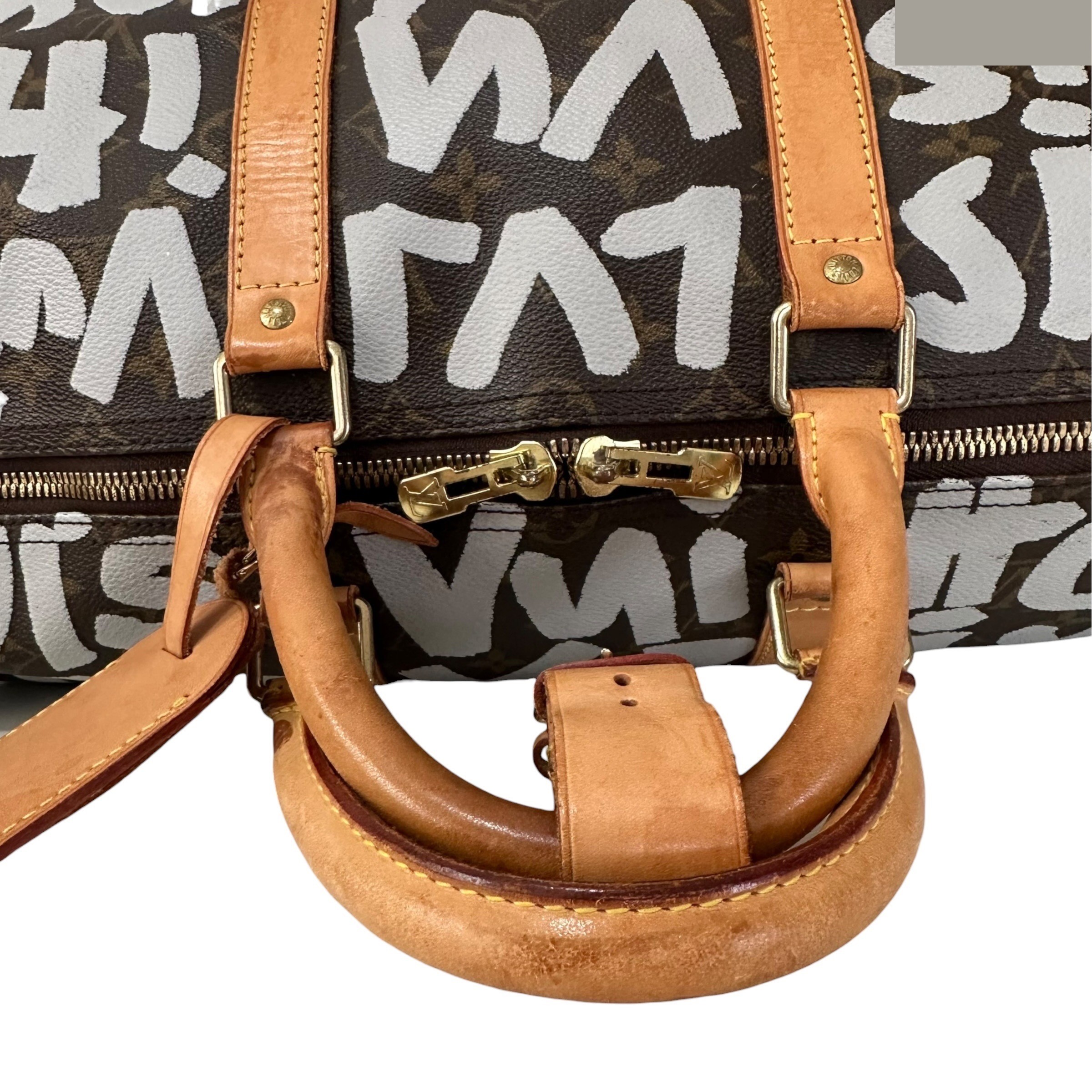 Keepall 50 Monogram Graffiti Boston Bag M92197 FL0041 — view 7