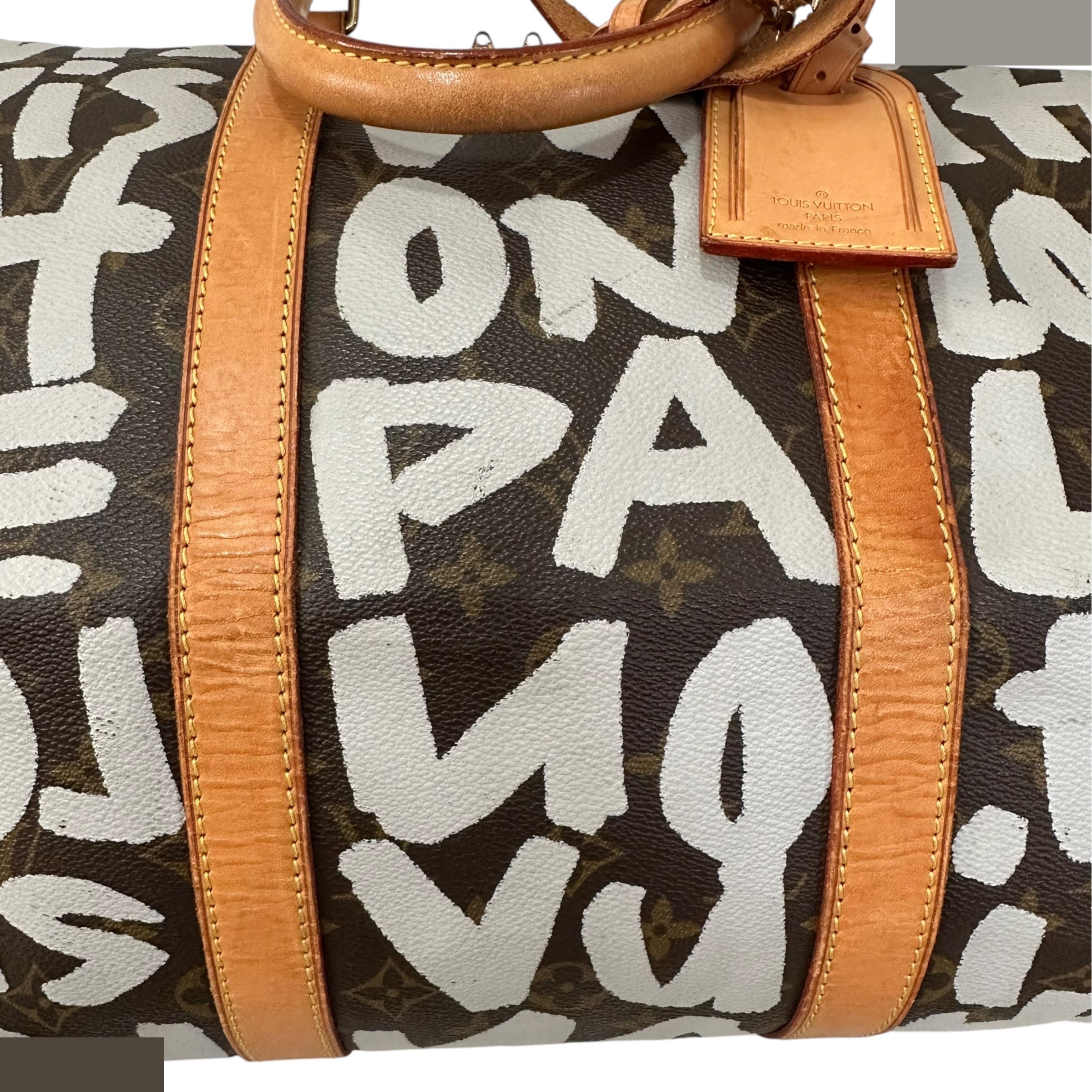 Keepall 50 Monogram Graffiti Boston Bag M92197 FL0041 — view 10