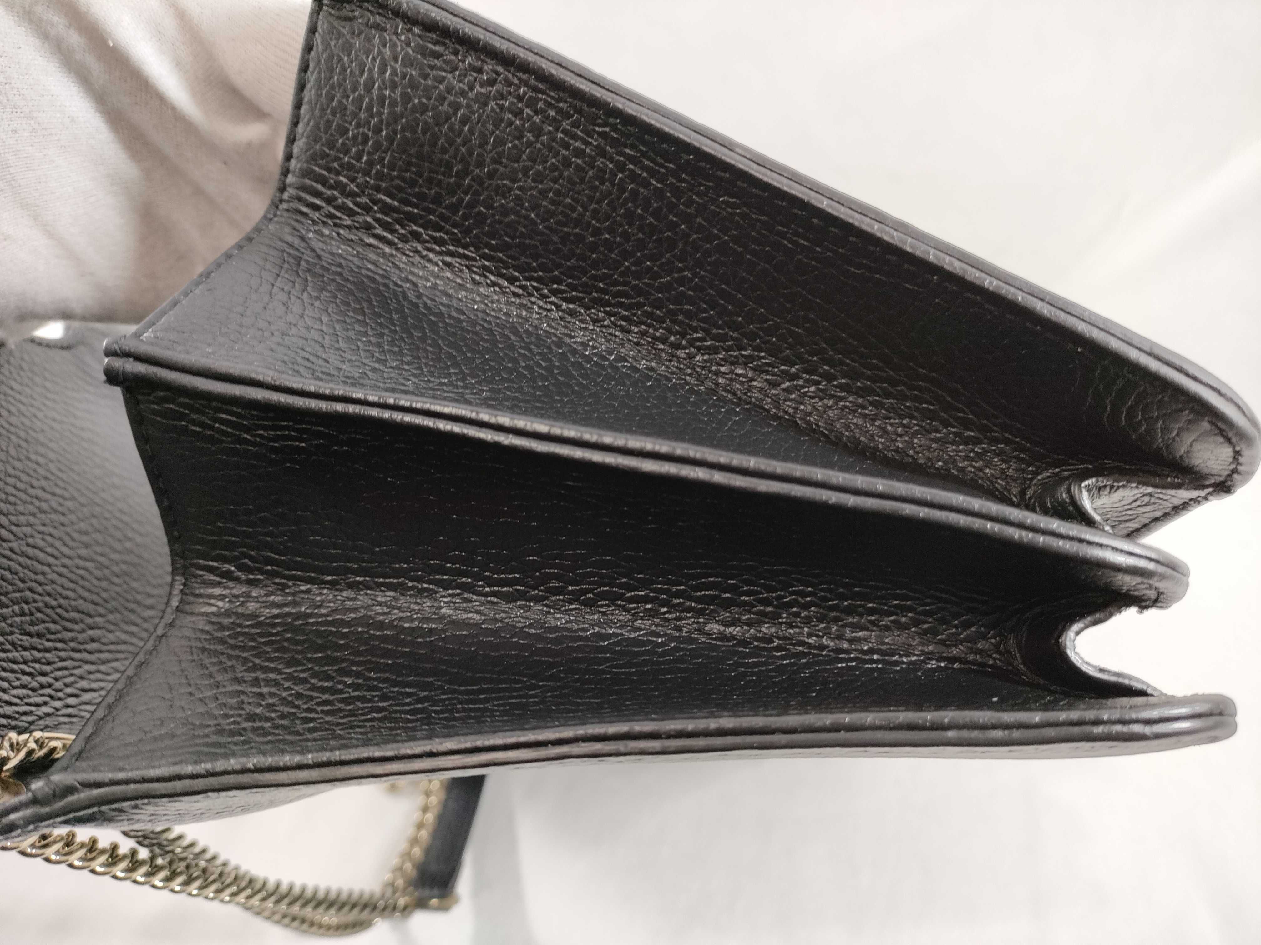 Interlocking GG Chain Bag Black Shoulder Bag — view 15