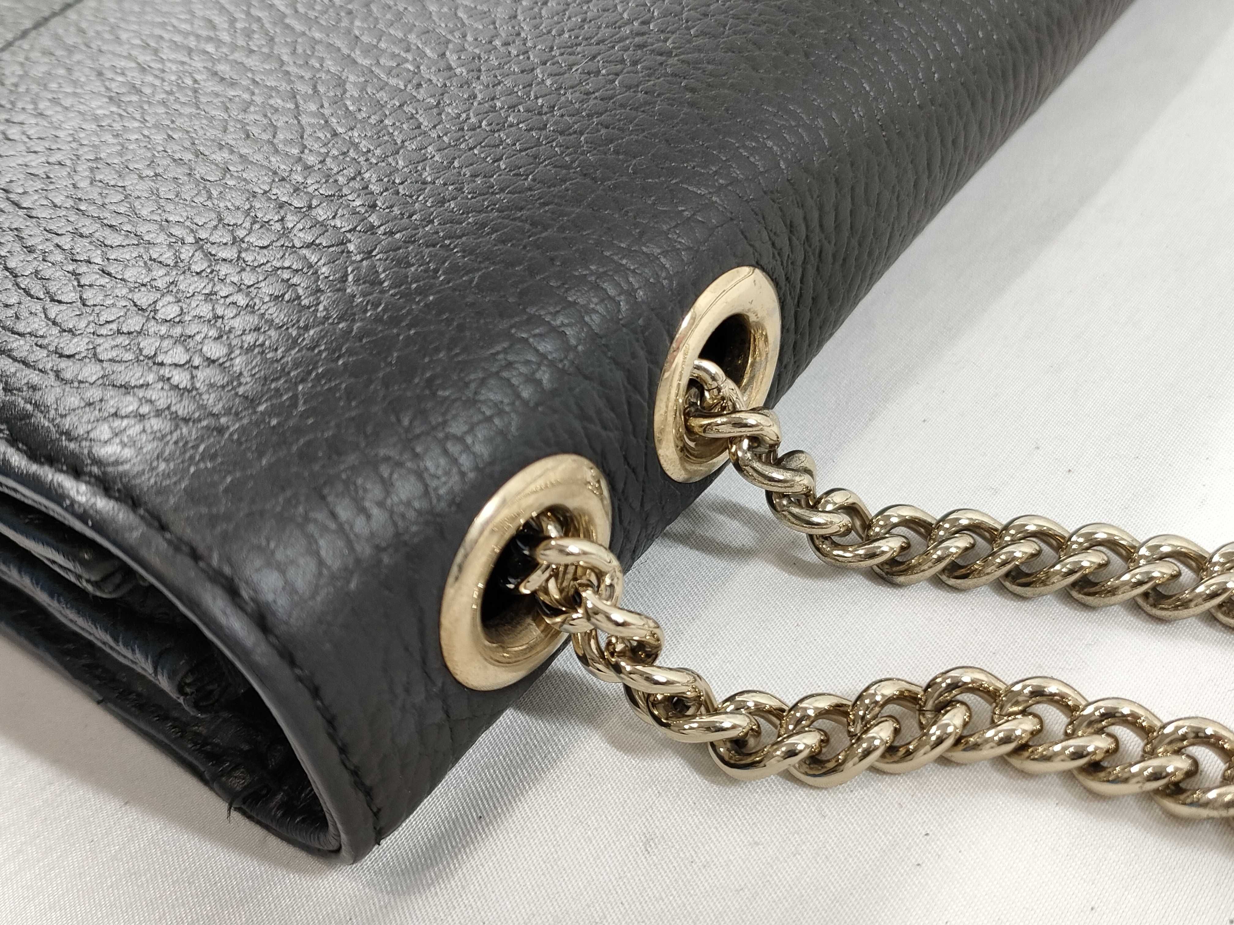 Interlocking GG Chain Bag Black Shoulder Bag — view 5