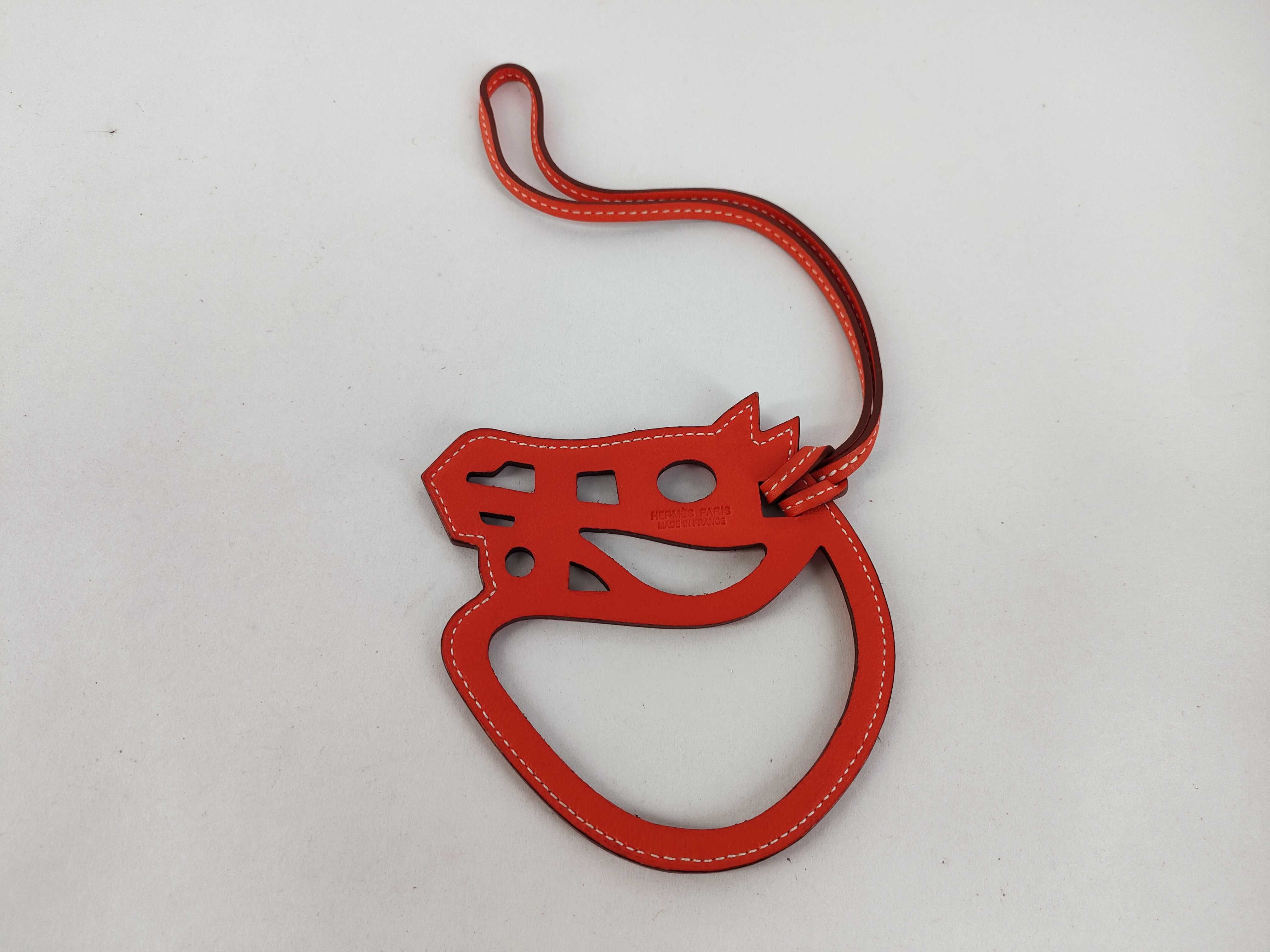 Paddock Cheval Leather Charm — view 2