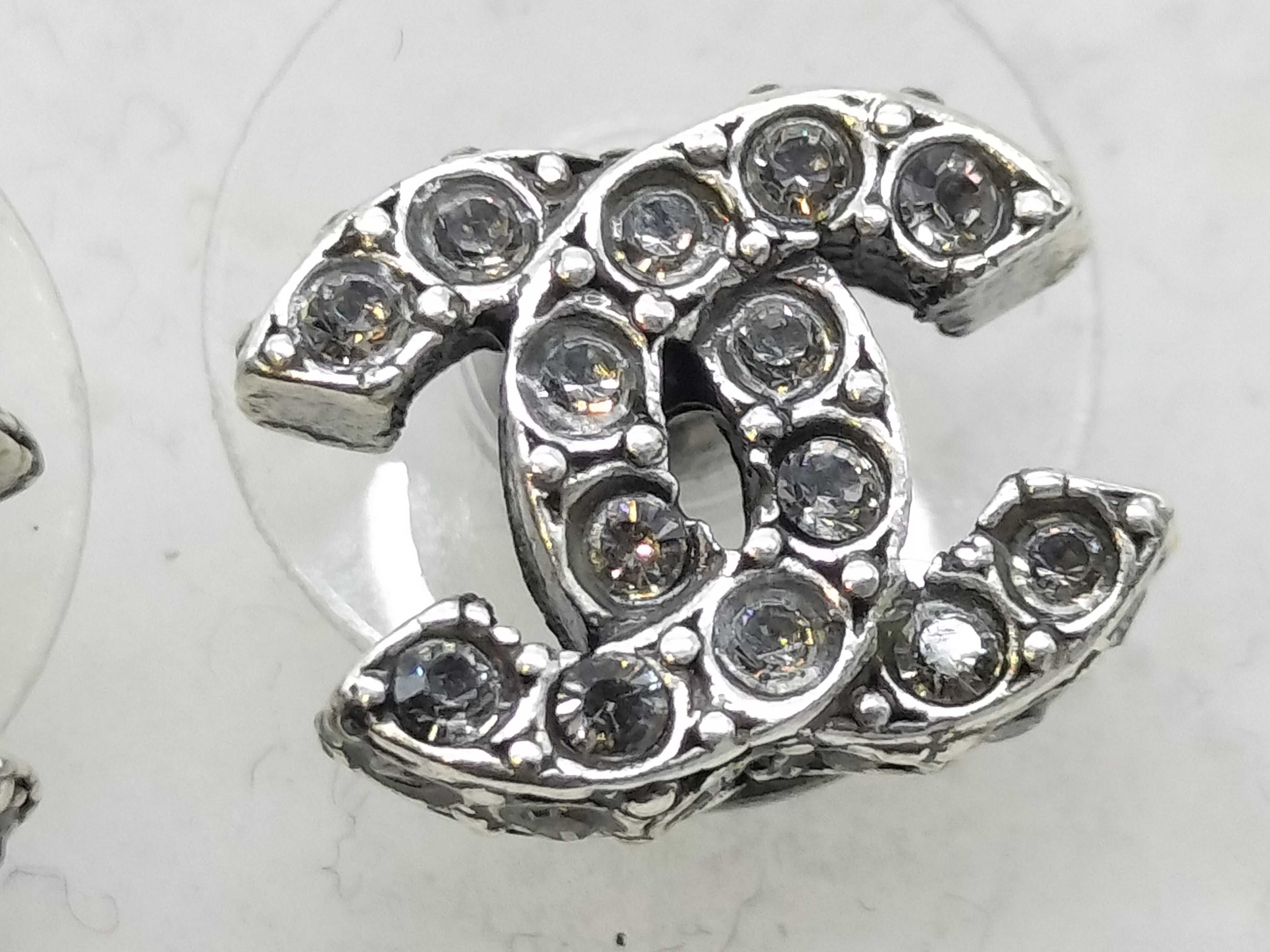 C8 A Earrings, Coco Mark Rhinestone Earrings — view 2