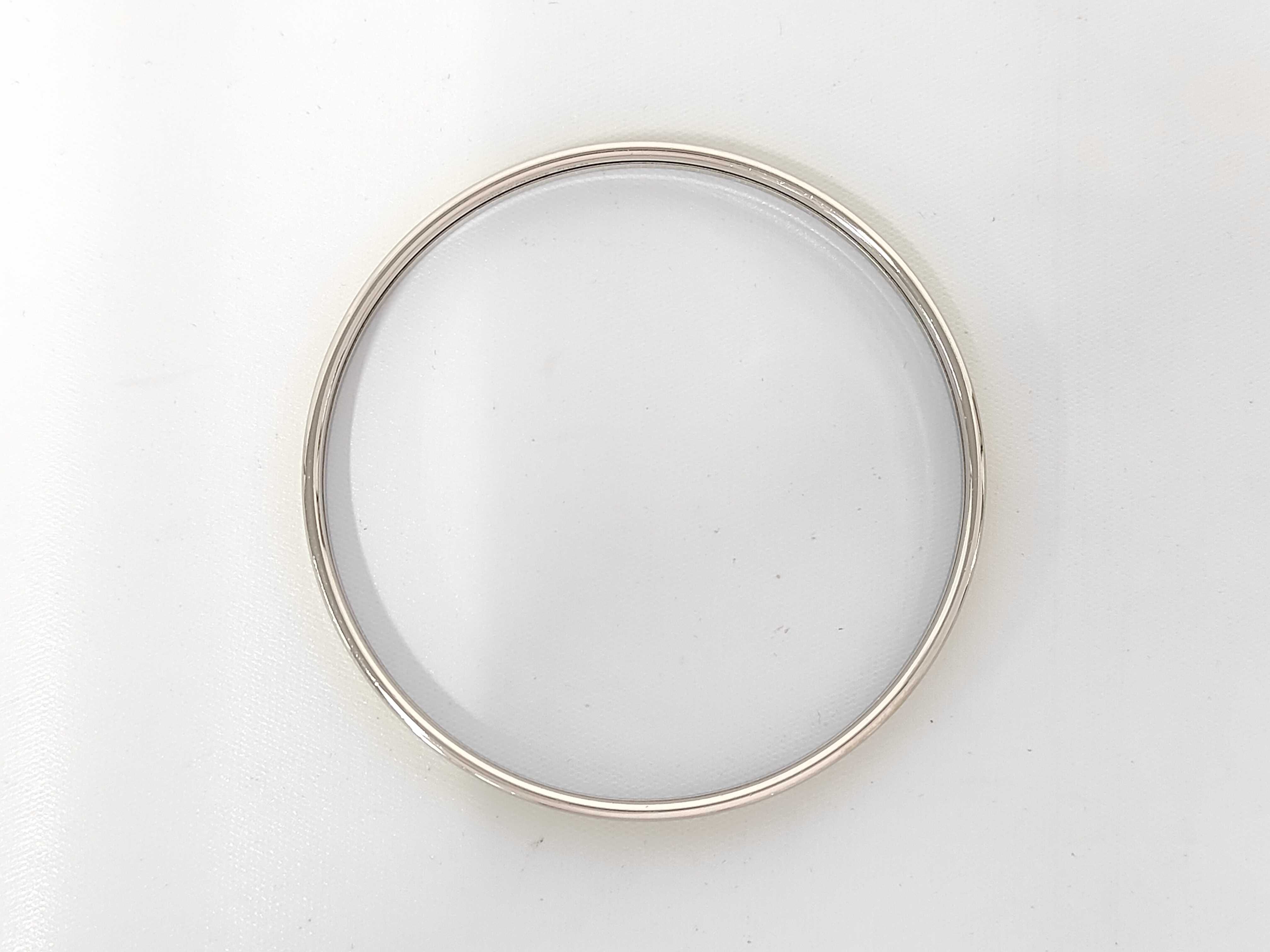 Enamel Bracelet Uni Light Yellow x Silver Hardware Hermes Bracelet/Bangle — view 3