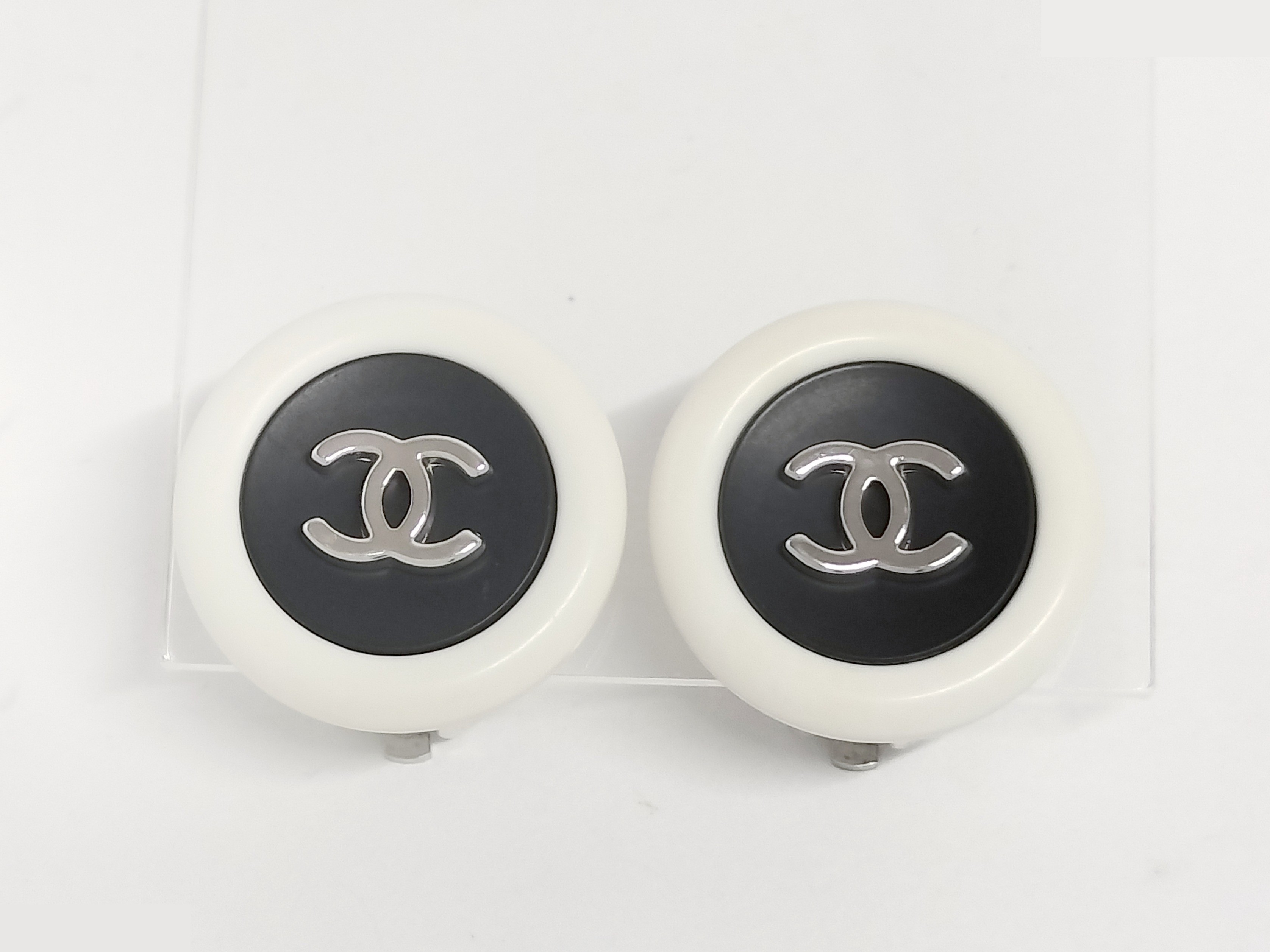 Coco Bicolor Silver Earrings — view 2