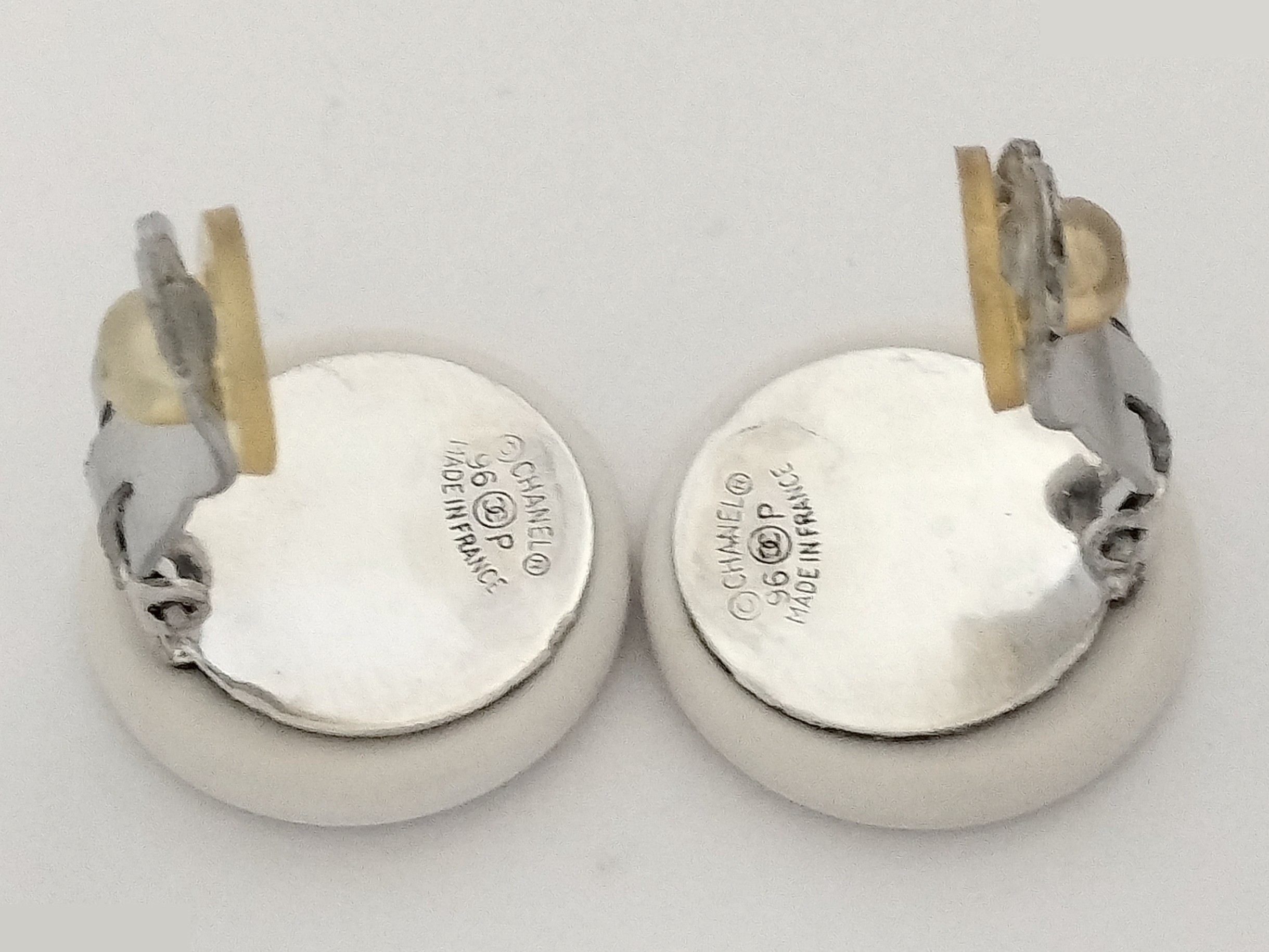 Coco Bicolor Silver Earrings — view 3