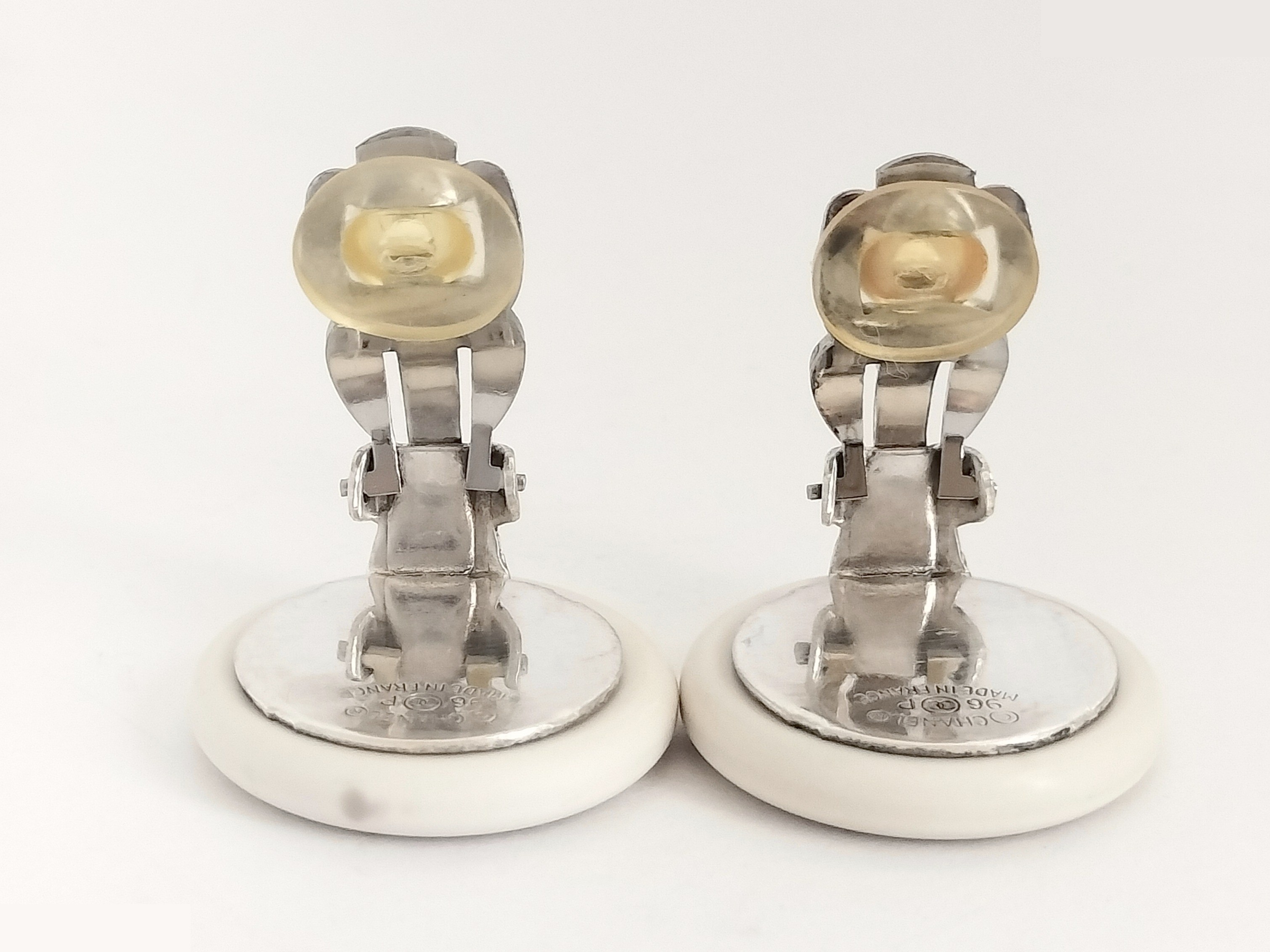 Coco Bicolor Silver Earrings — view 4