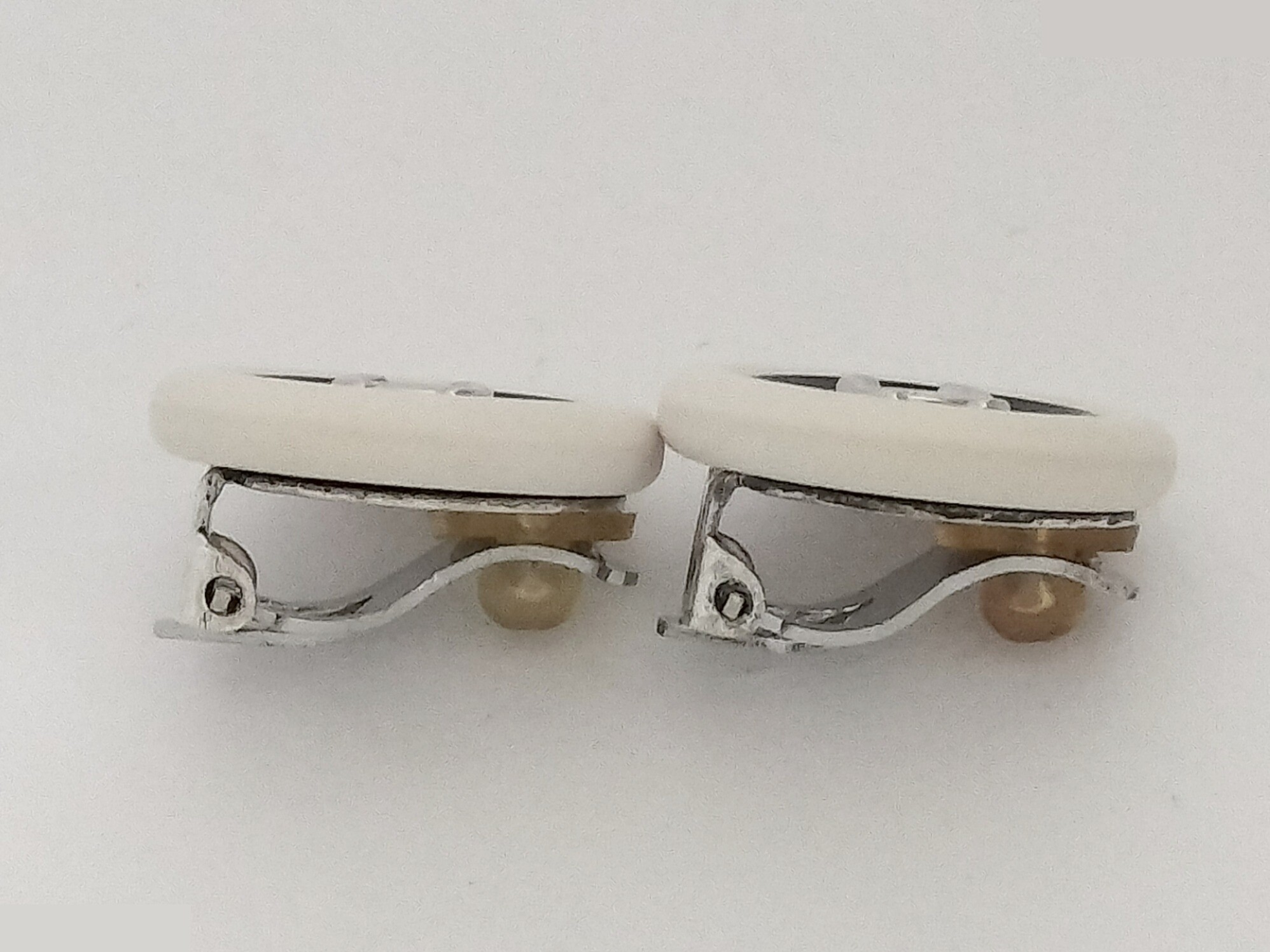 Coco Bicolor Silver Earrings — view 6