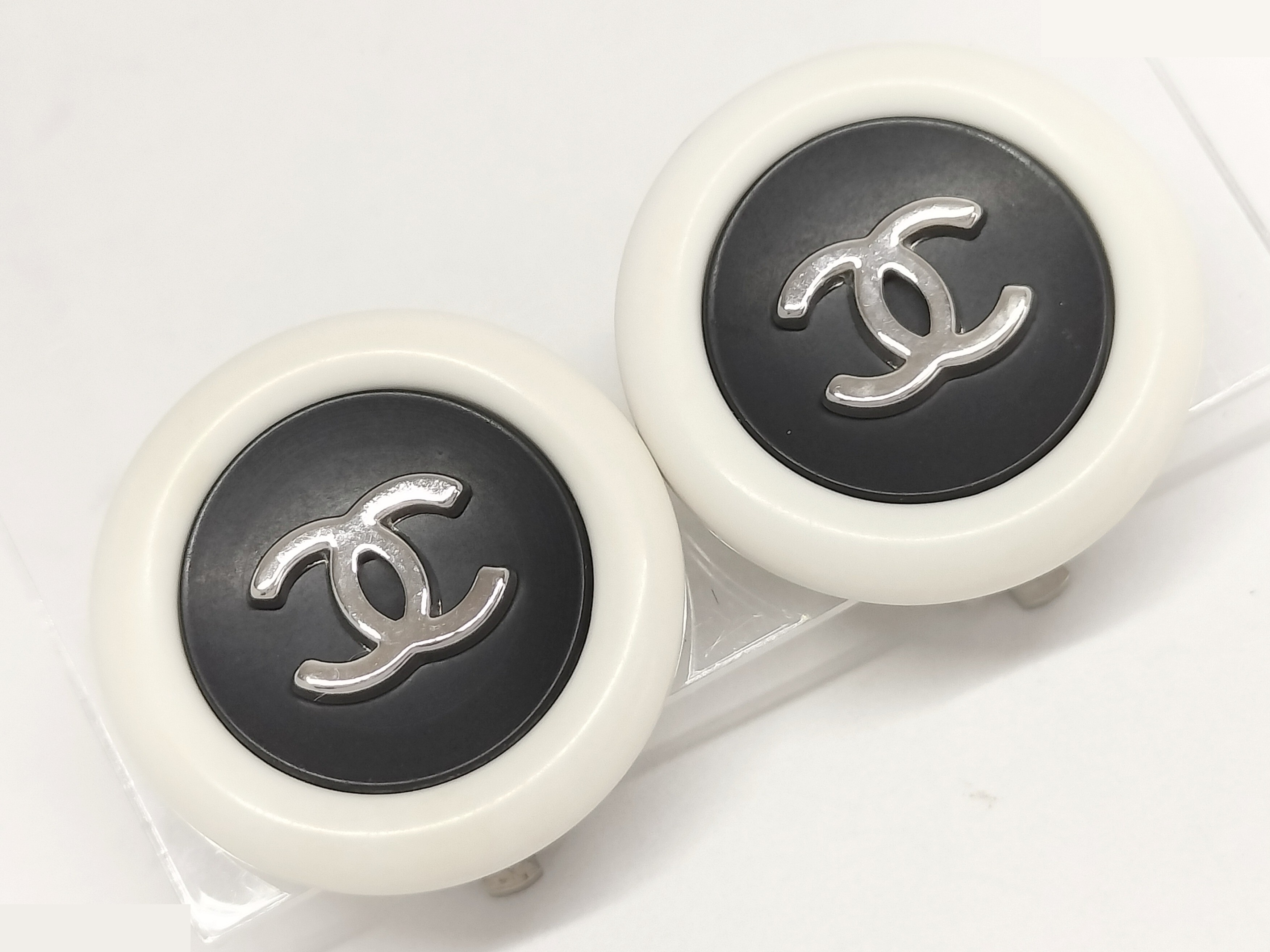 Coco Bicolor Silver Earrings — view 7
