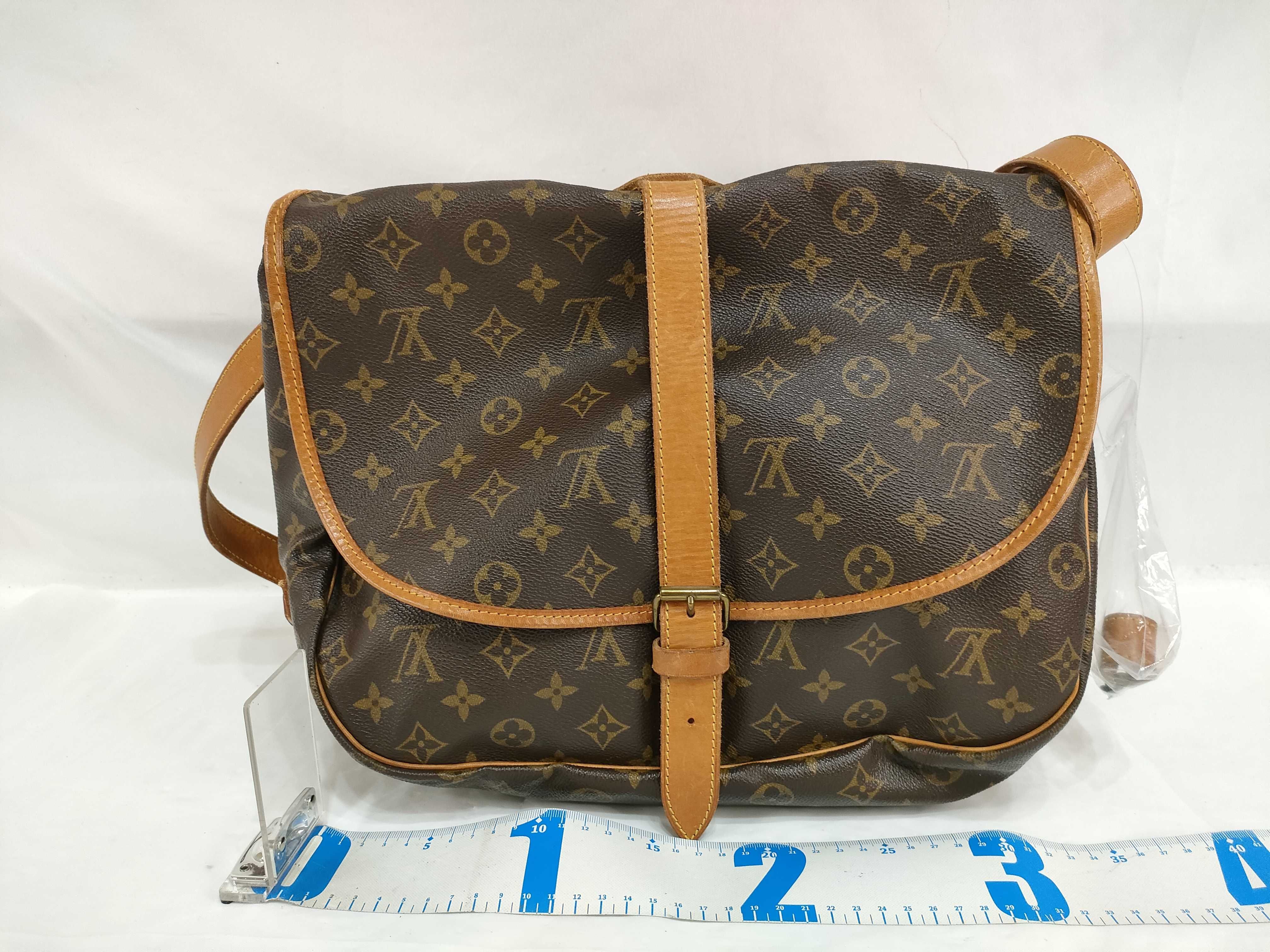 Monogram Louis Vuitton Saumur Shoulder Bag — view 2