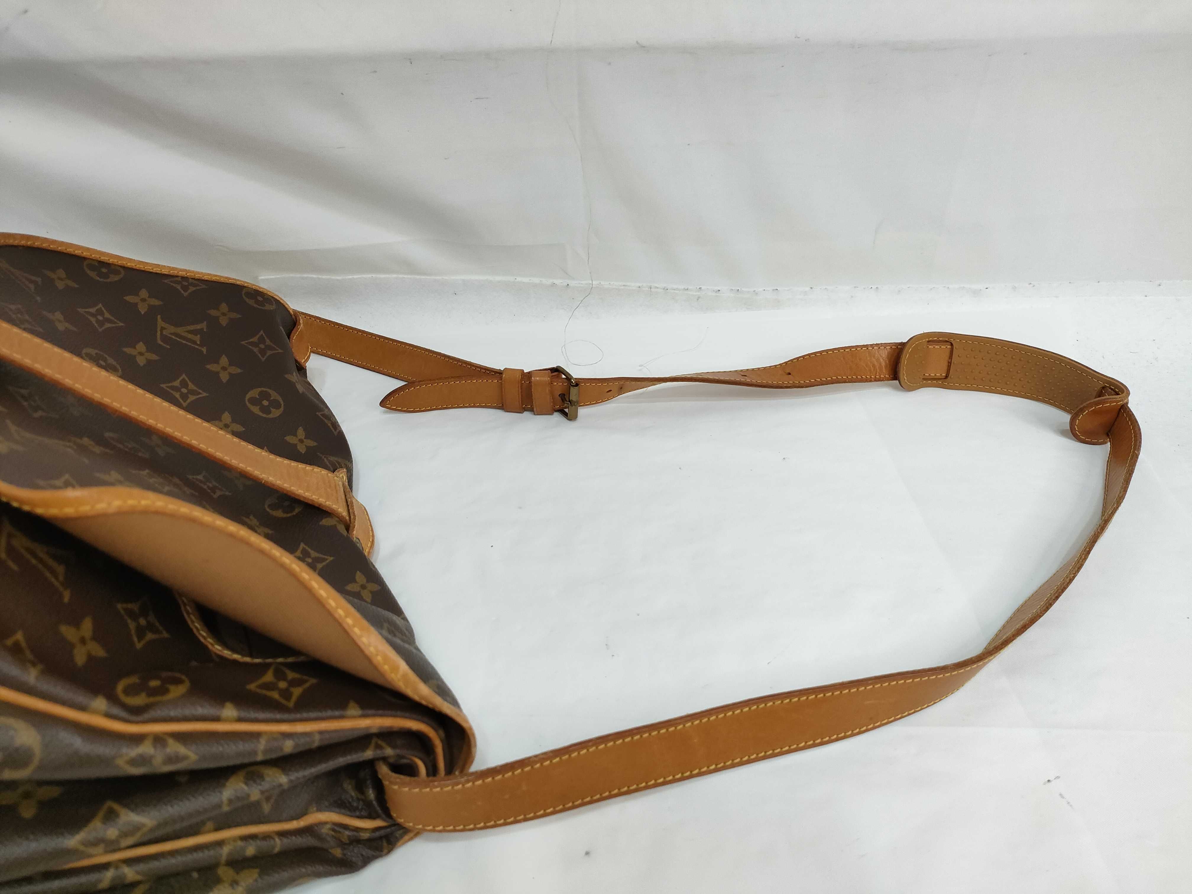 Monogram Louis Vuitton Saumur Shoulder Bag — view 3