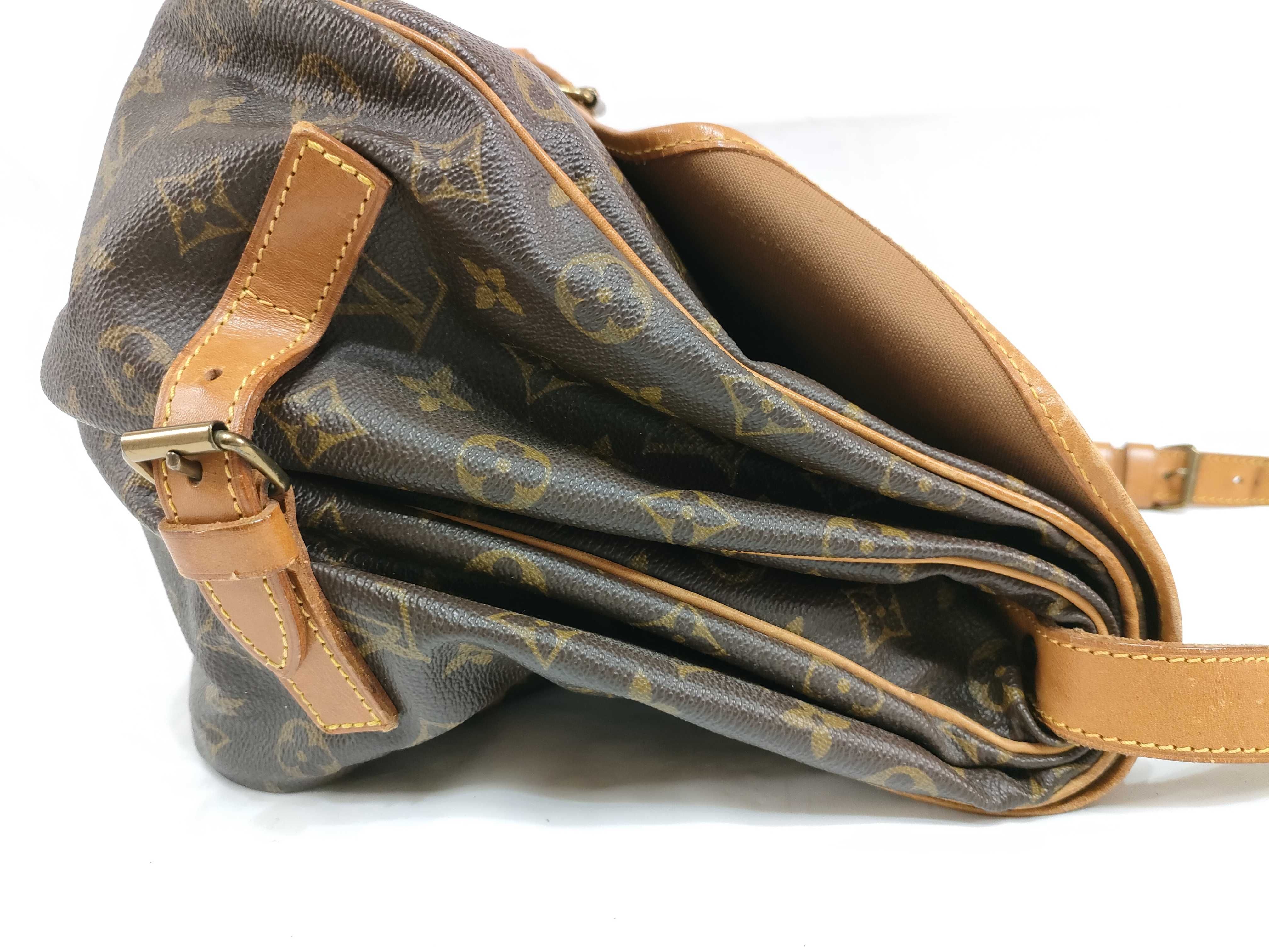 Monogram Louis Vuitton Saumur Shoulder Bag — view 5