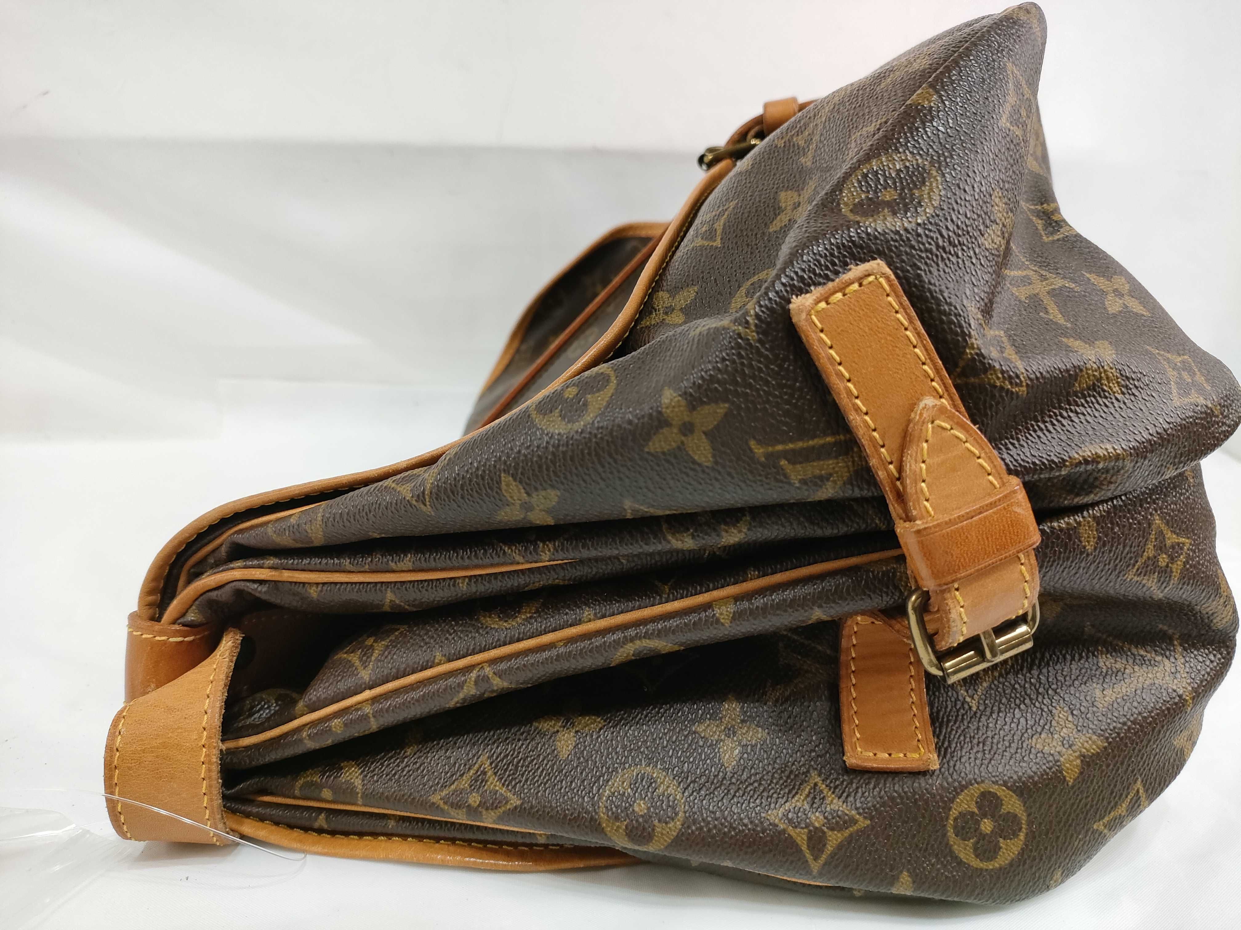 Monogram Louis Vuitton Saumur Shoulder Bag — view 7