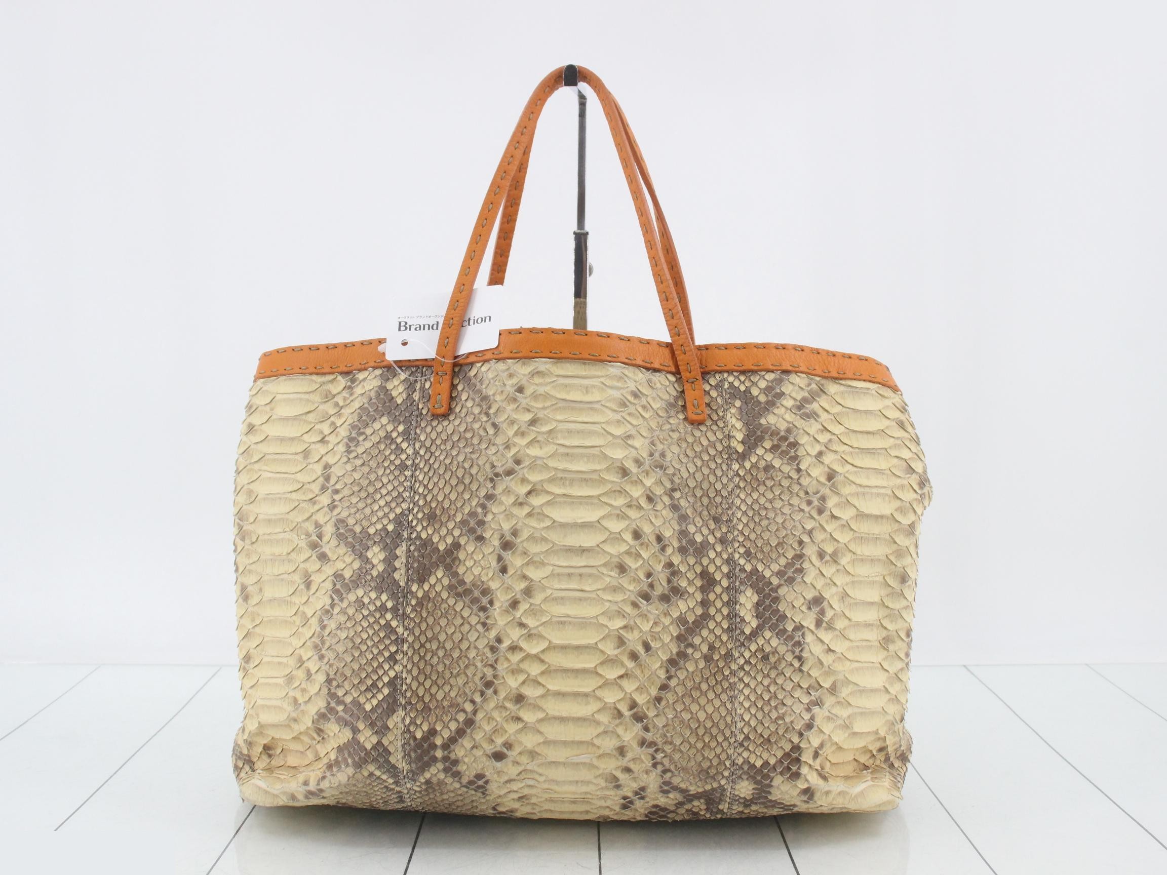 Selleria Python Tote Bag — view 2