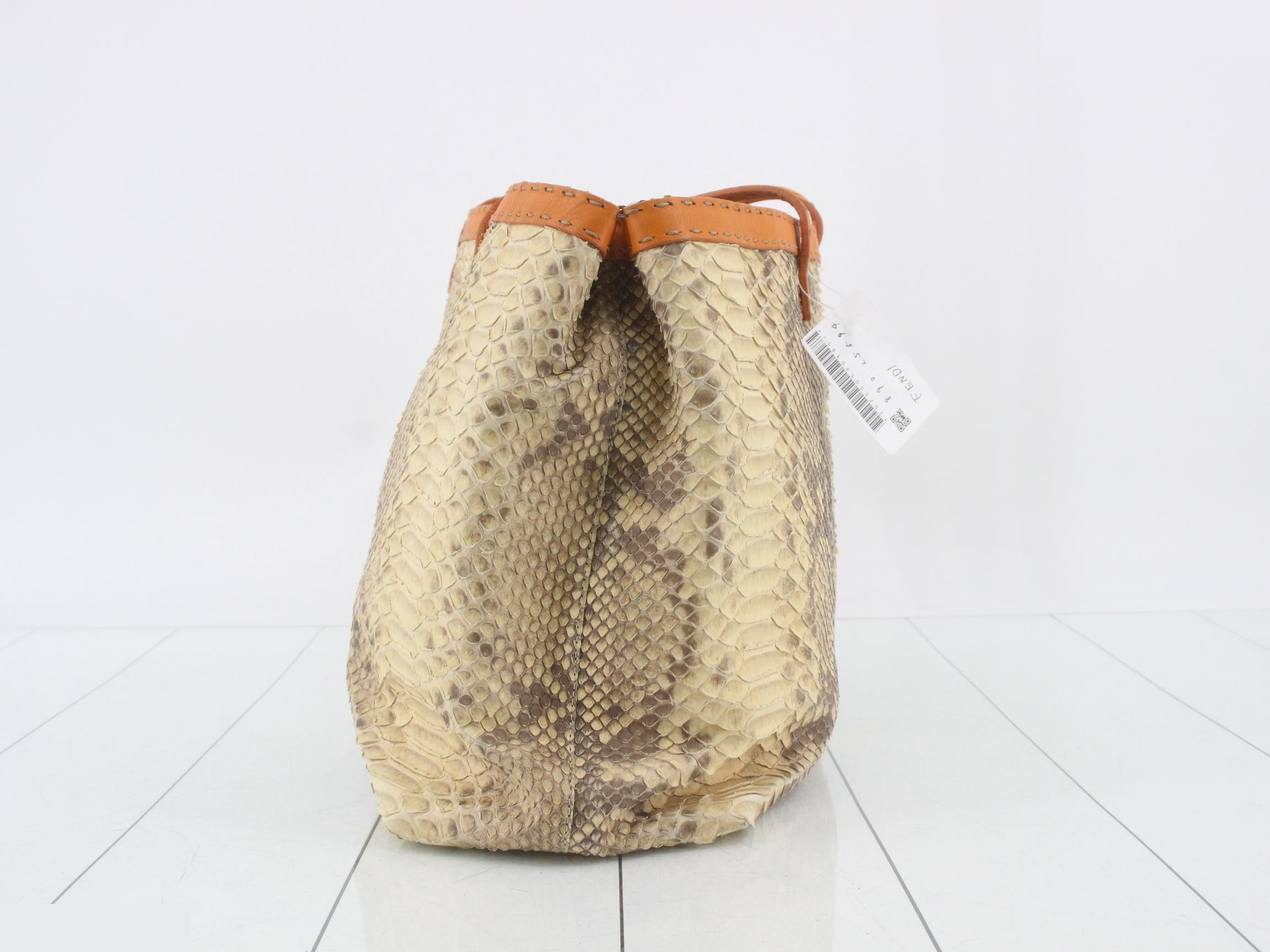 Selleria Python Tote Bag — view 3